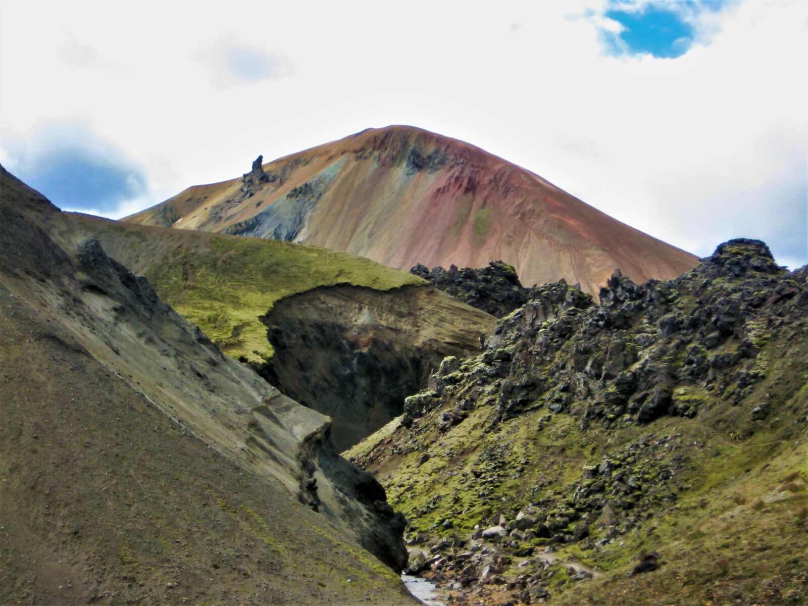 Canon DIGITAL IXUS 75 sample photo. Iceland, volcanic landscape, colorful photography