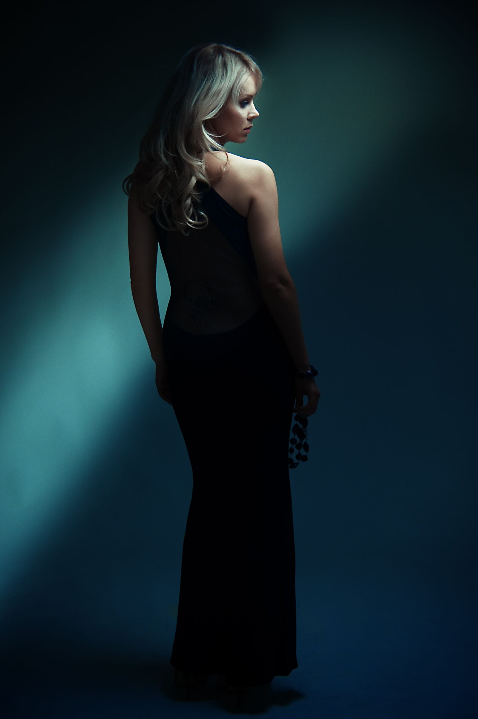 Nikon D700 sample photo. Girl, blonde, dress photography
