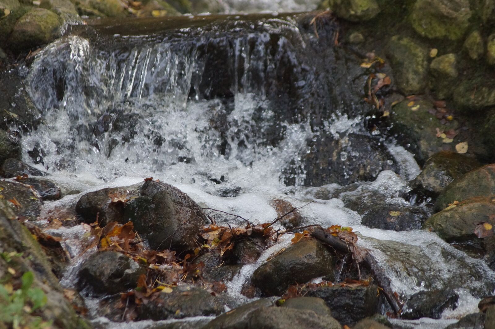 Sony SLT-A37 sample photo. Waterfall, water, nature photography