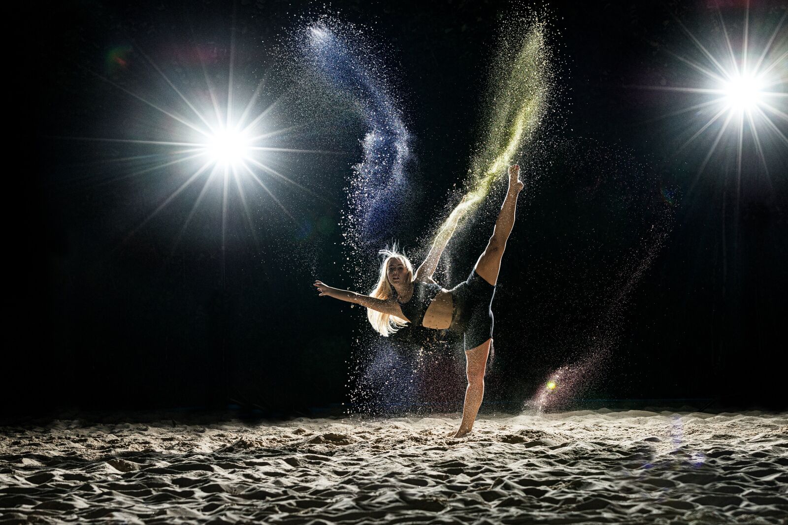Canon EOS 6D Mark II sample photo. Sand dance, dancer, woman photography