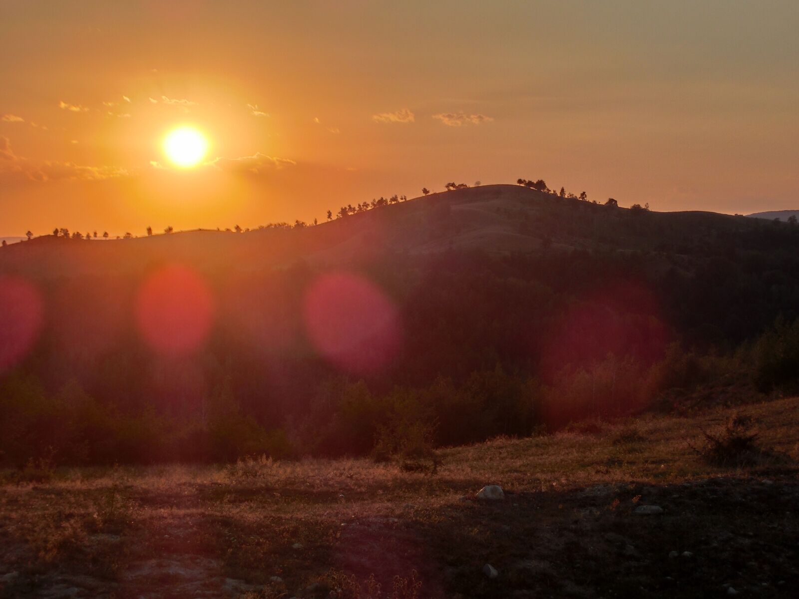 CASIO EX-ZR100 sample photo. Romania, sunset, sun photography