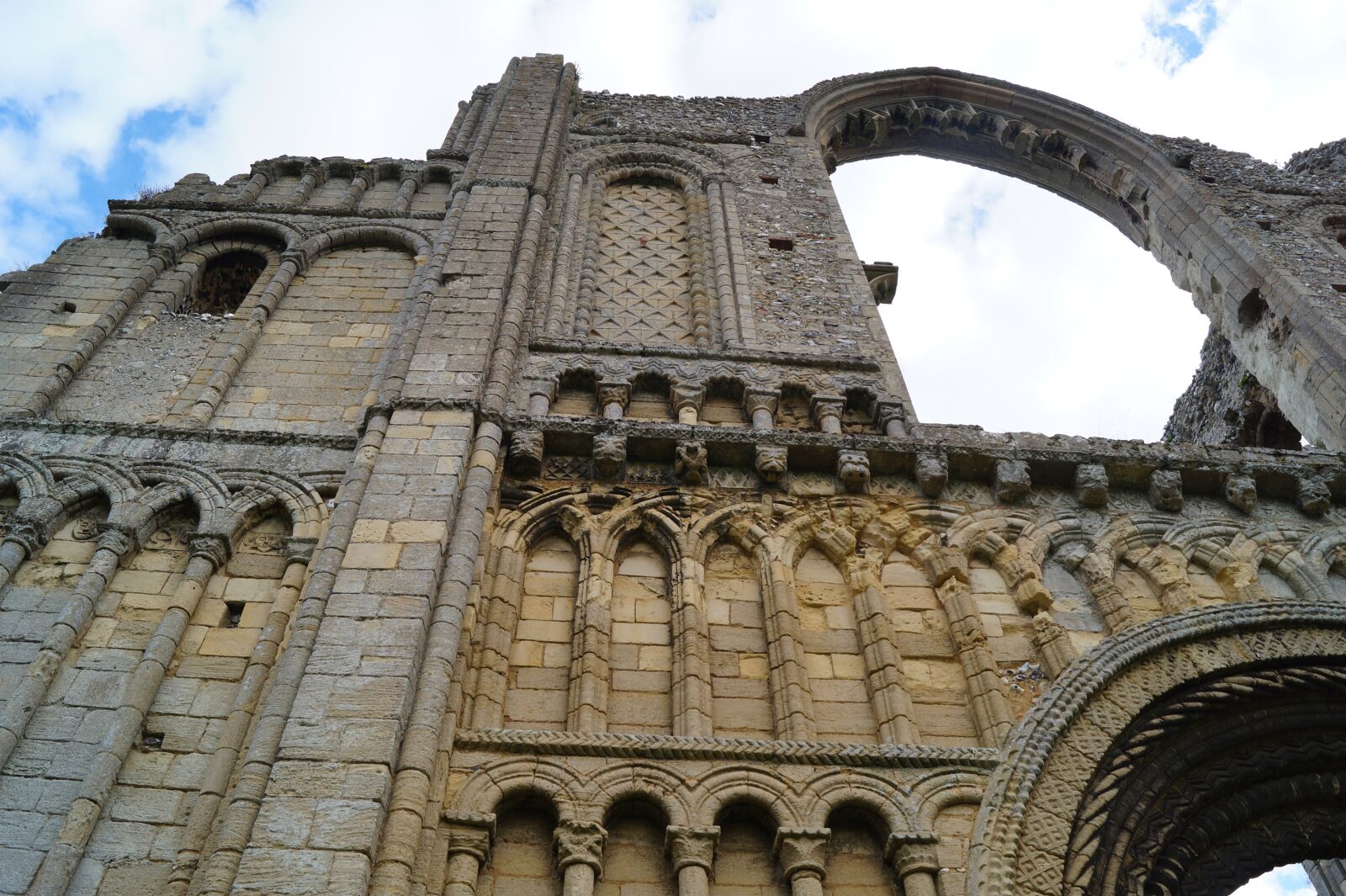 Sony DT 18-55mm F3.5-5.6 SAM II sample photo. Castle acre priory, church photography