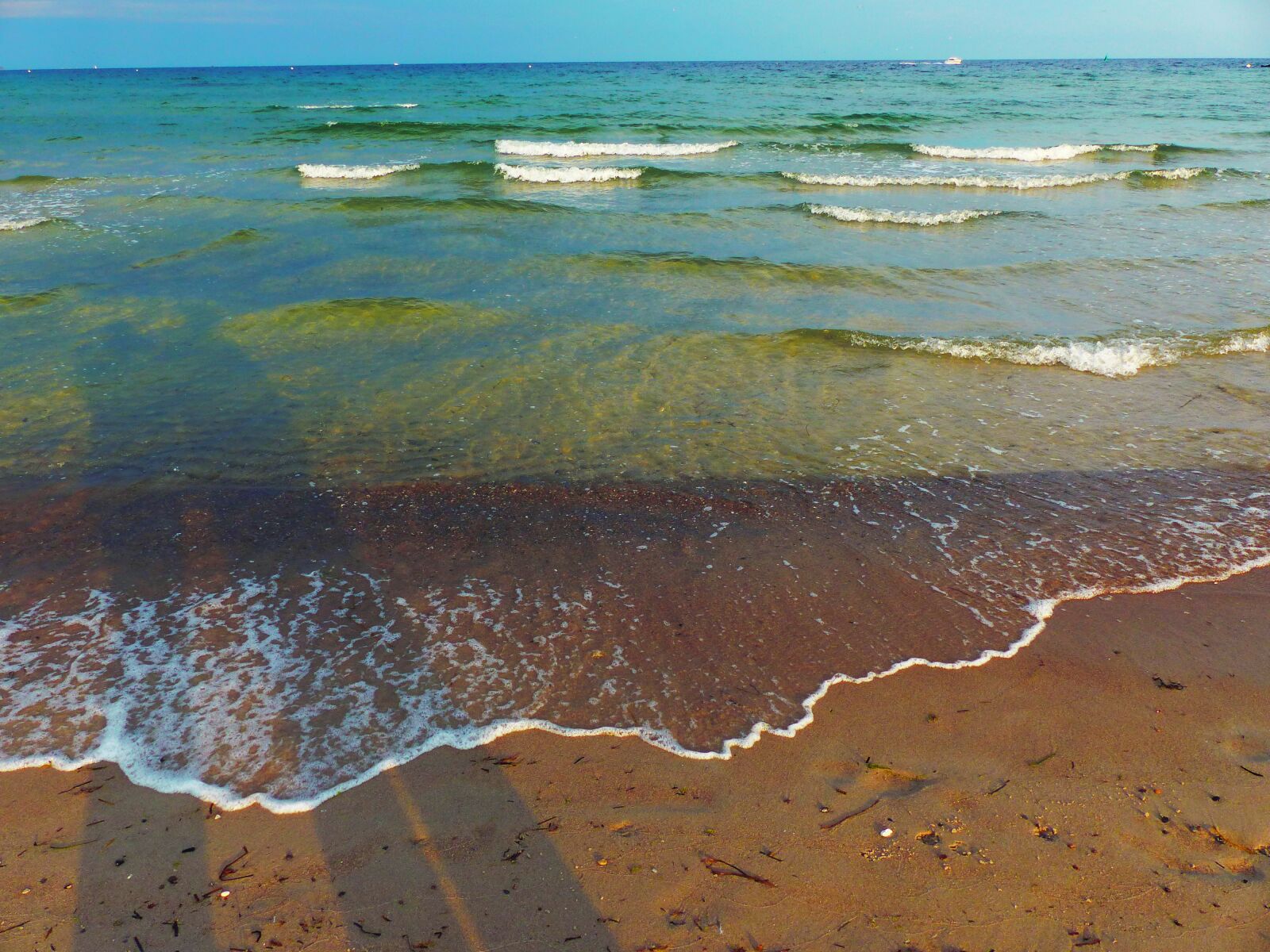 Panasonic Lumix DMC-FZ200 sample photo. Love, beach, wave photography