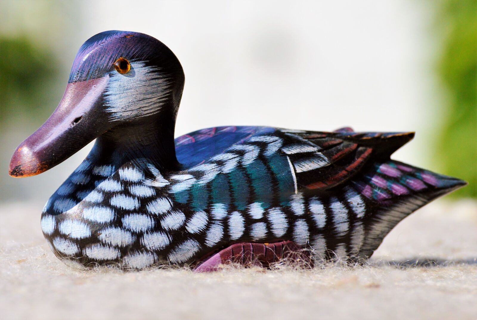 Nikon D3200 sample photo. Duck, wood duck, deco photography