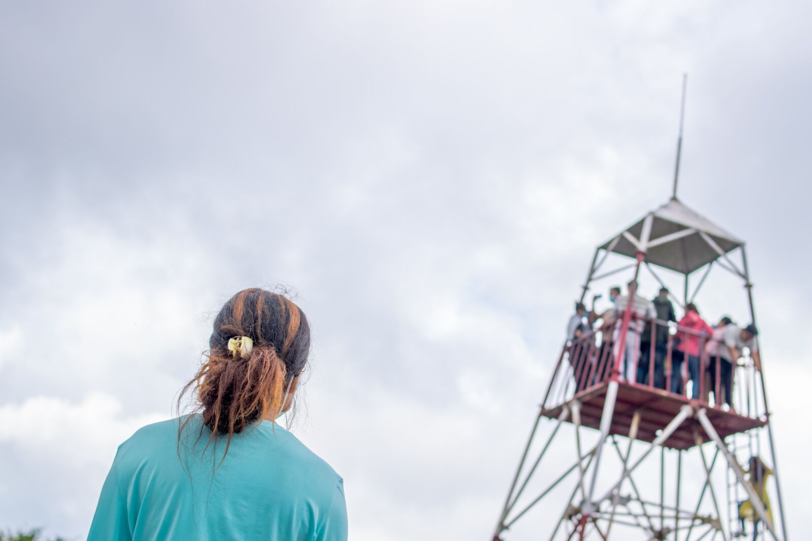 Nikon D5300 sample photo. Tower, looking, creative photography