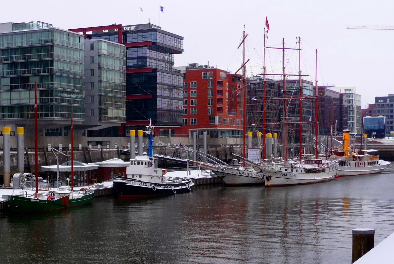 Panasonic Lumix DMC-TZ5 sample photo. Museum ship, hamburg, elbe photography