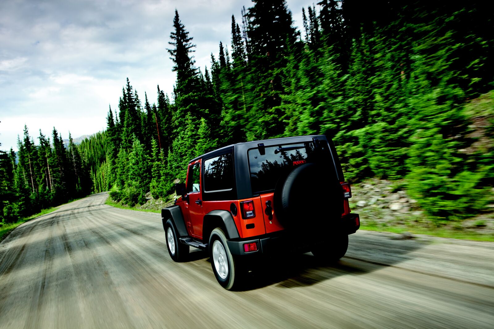 Canon EOS 5D Mark II sample photo. Wrangler, jeep, trees photography