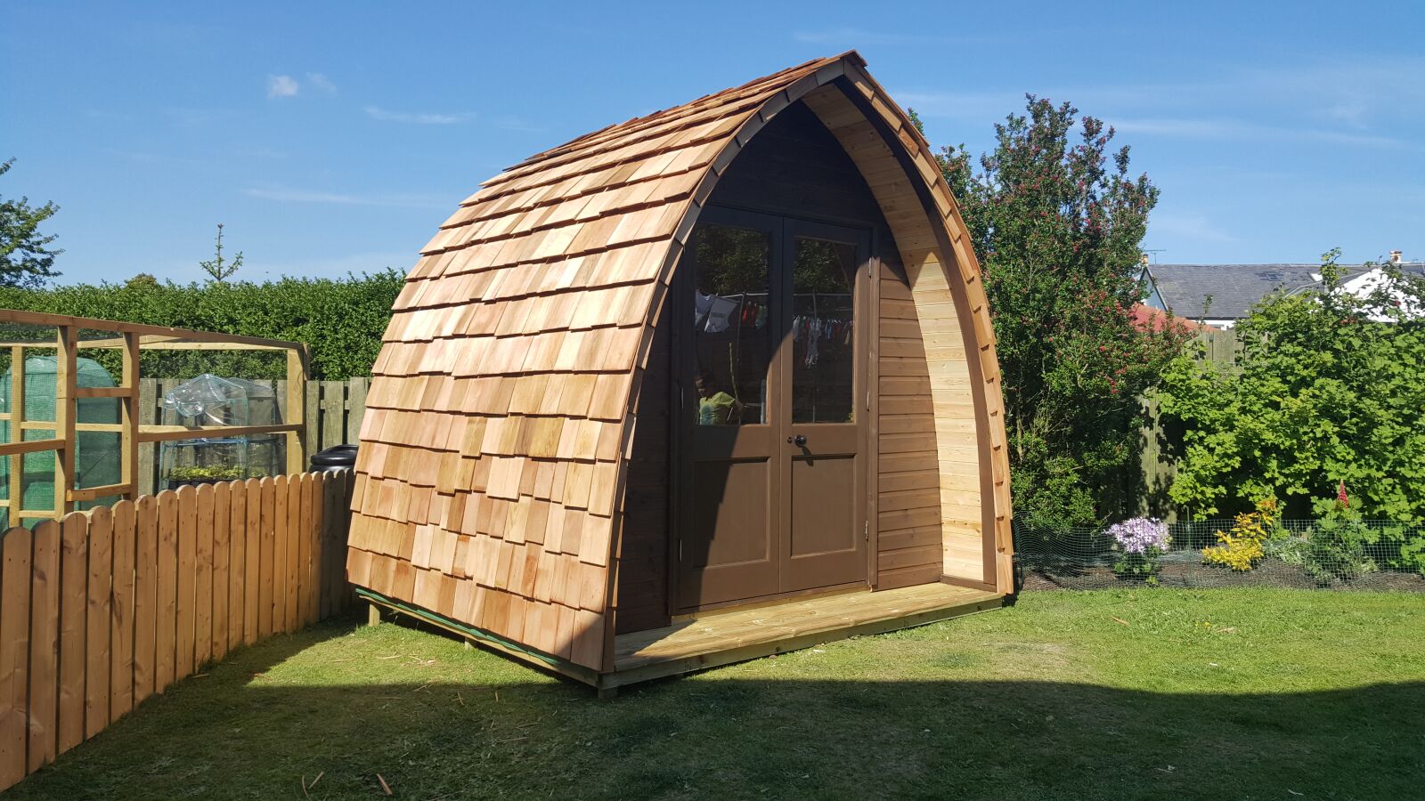 Samsung GALAXY S6 edge sample photo. Leisure pod, garden annex photography