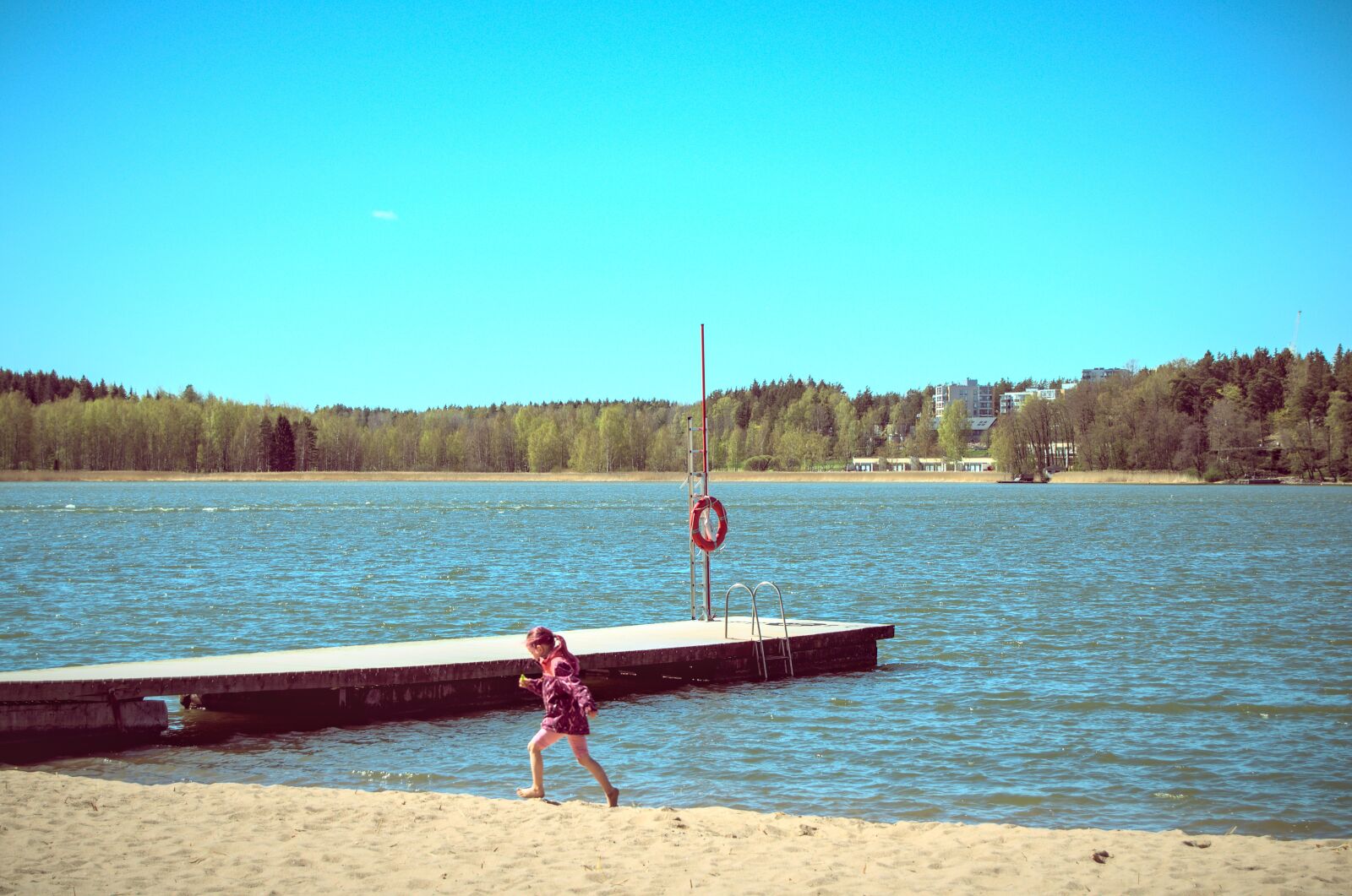 Nikon D5100 sample photo. Beach, pier, summer photography