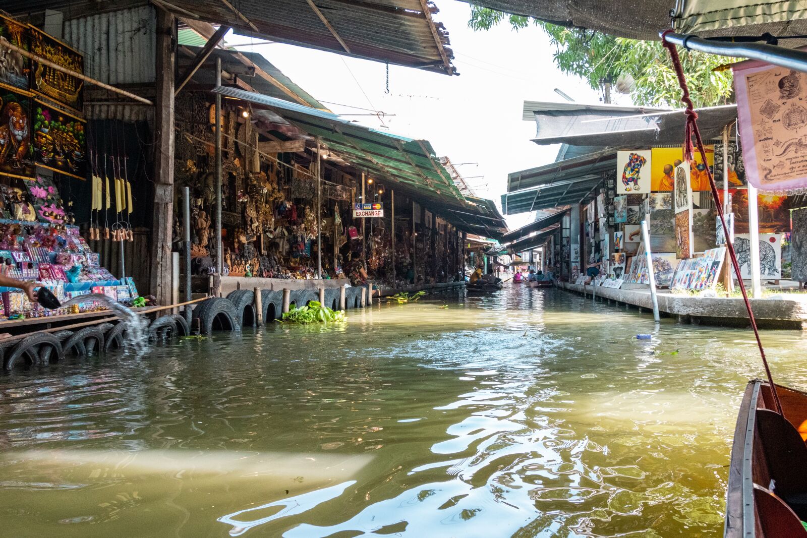Nikon D5600 sample photo. Floating, market, thailand photography