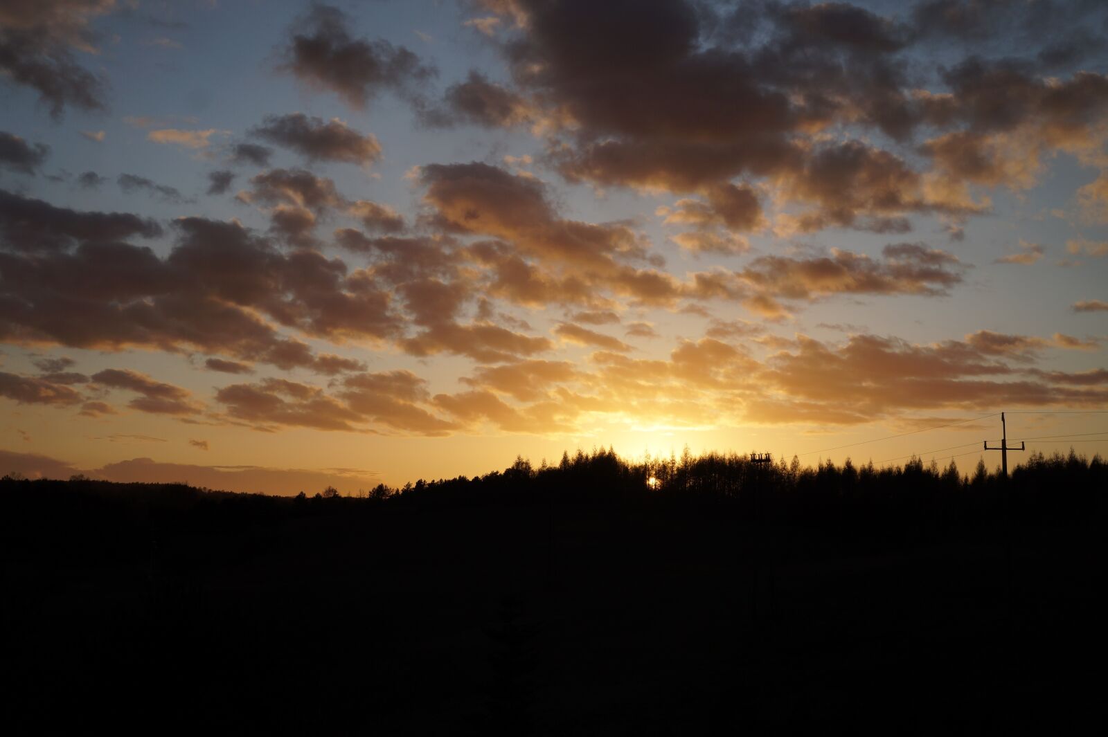 Sony Alpha a3000 + Sony E 18-55mm F3.5-5.6 OSS sample photo. Sunset, winter, night photography