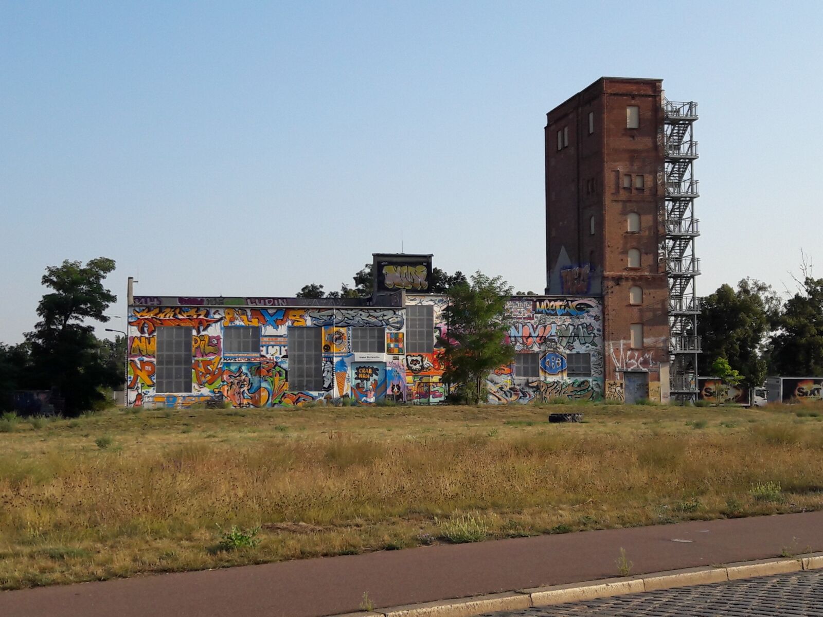 Samsung Galaxy A30 sample photo. Dessau, old smoke tower photography