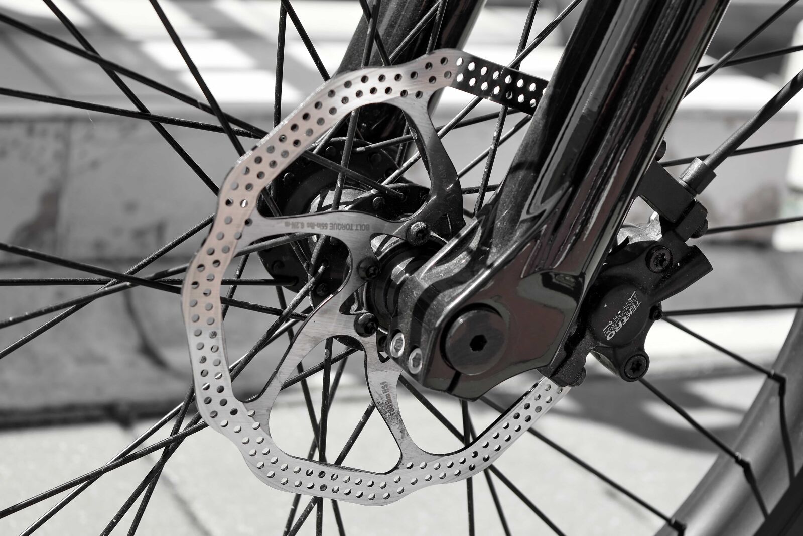 Nikon D5500 sample photo. Bicycle, mountain bike, brake photography