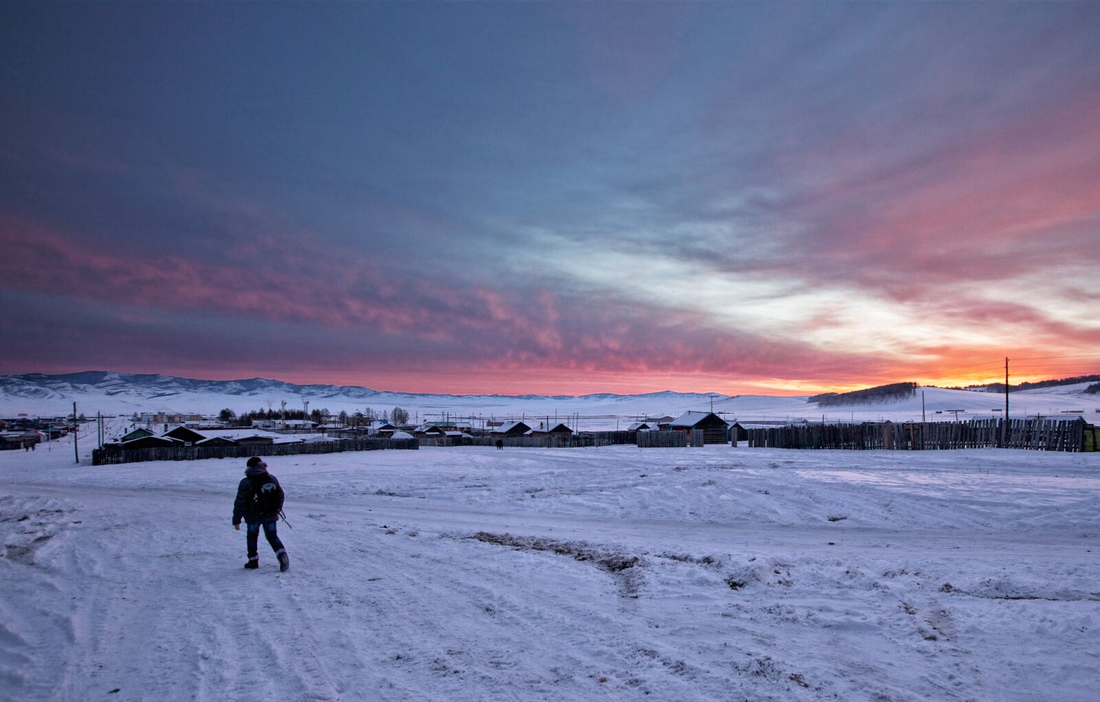 Canon EOS 5D Mark II sample photo. Winter, before sunrise, bogart photography