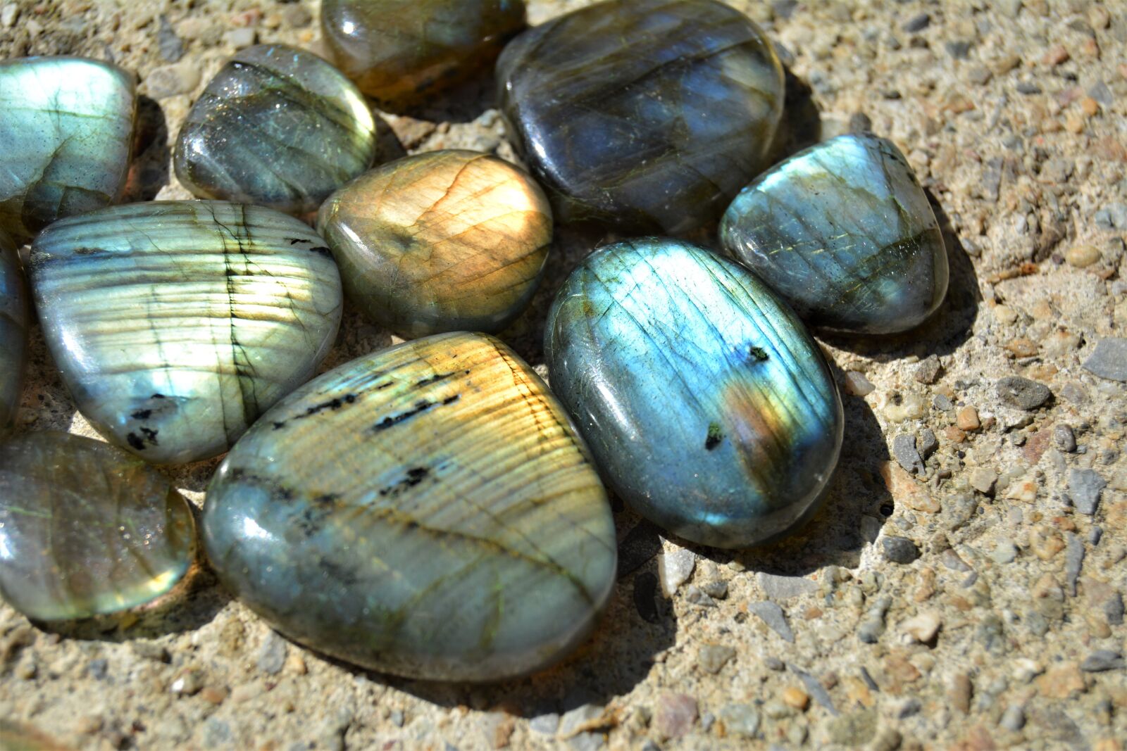 Nikon D5200 sample photo. Labradorite, stone, polodrahokam photography