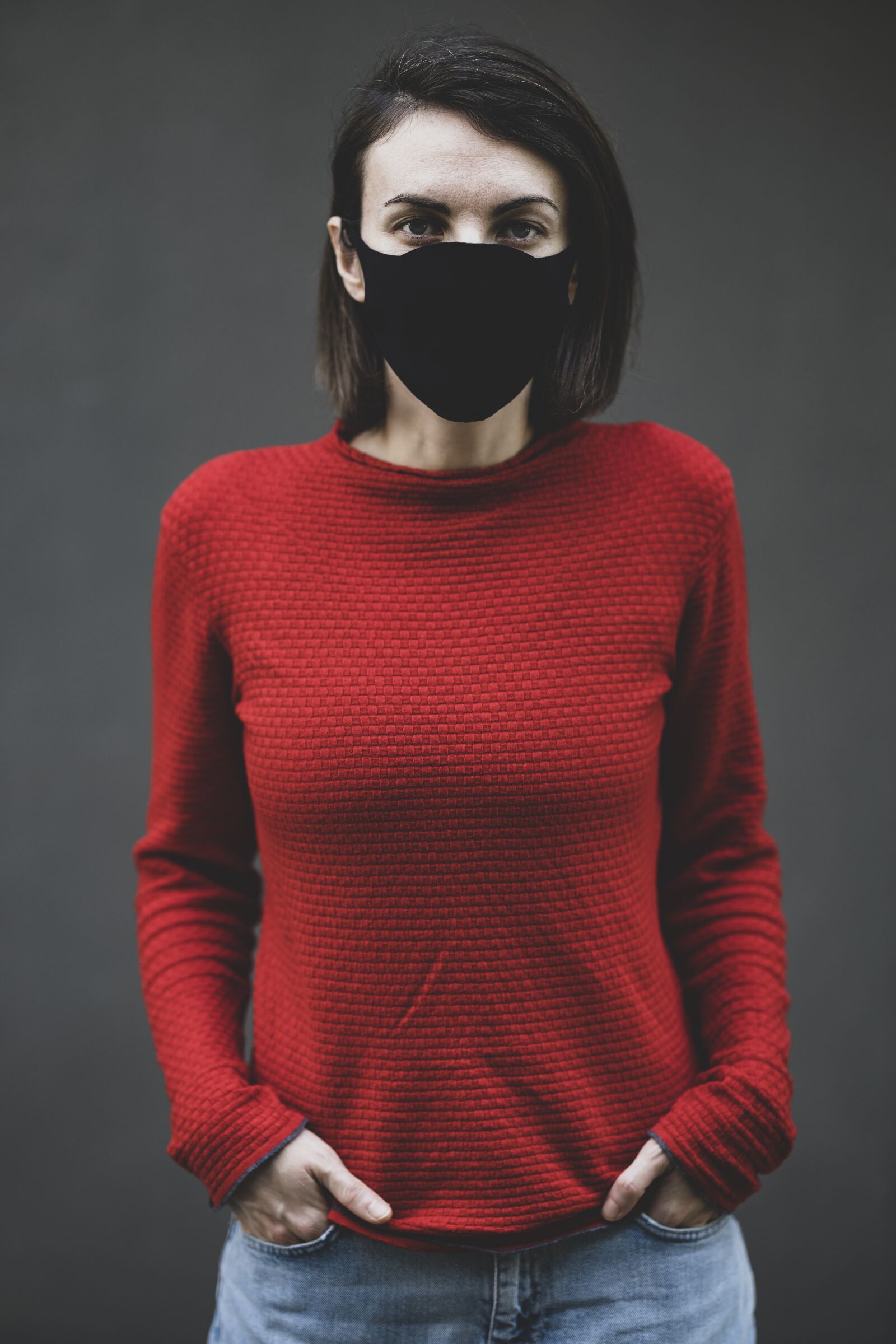 Canon EOS R + Canon RF 85mm F1.2L USM sample photo. Mask, coronavirus, quarantine photography