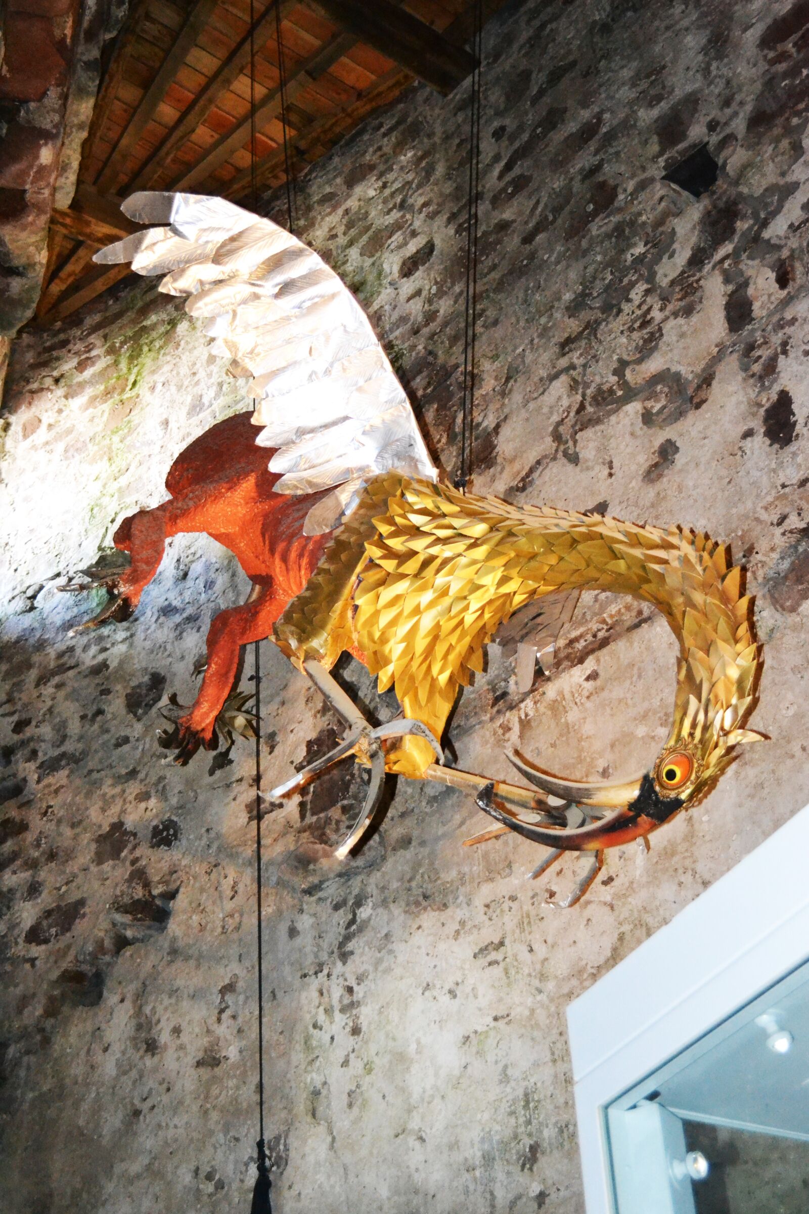 Nikon D3100 sample photo. Mystical bird, sculpture, bird photography