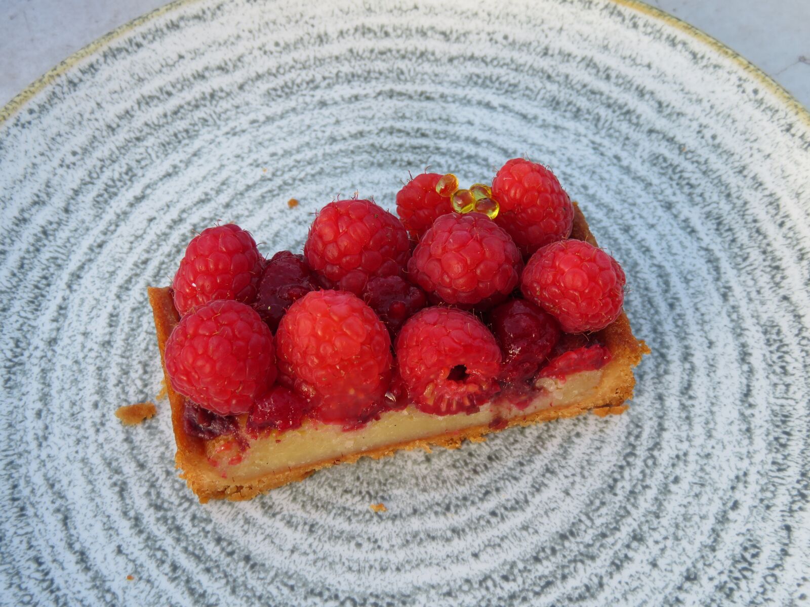 Canon PowerShot SX720 HS sample photo. Dessert, raspberries, berry photography