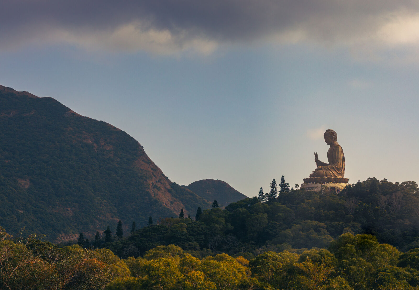 Canon EOS RP sample photo. Tian tan buddha photography