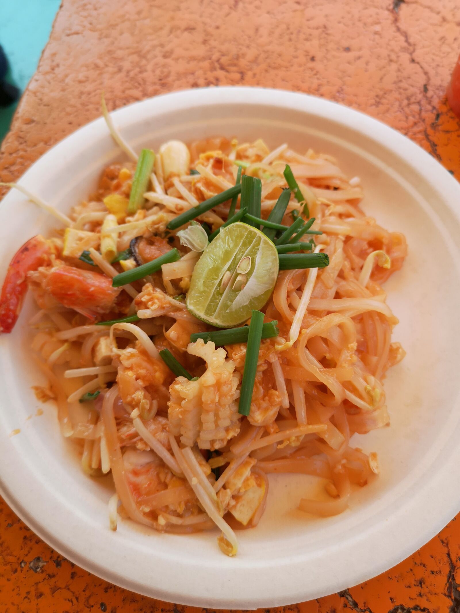 HUAWEI CLT-L09 sample photo. Fried, noodles, thailand photography