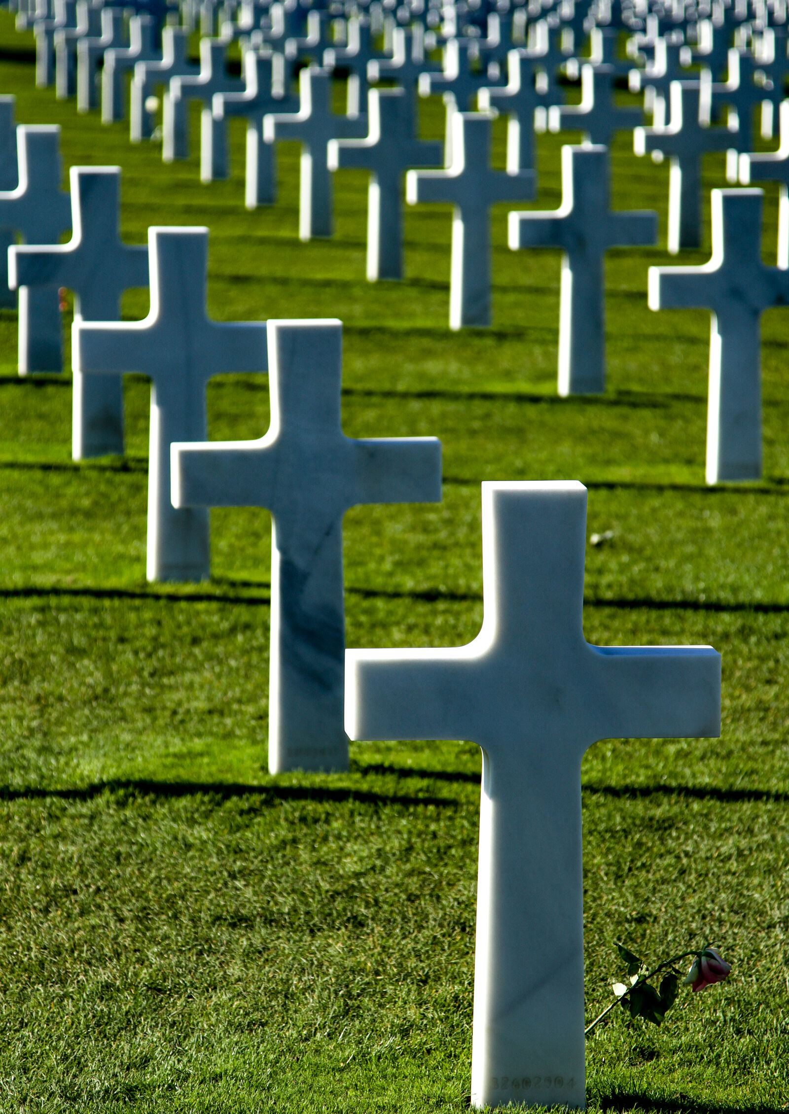 Canon EF 24-105mm F4L IS USM sample photo. Cross, field, grass, marble photography