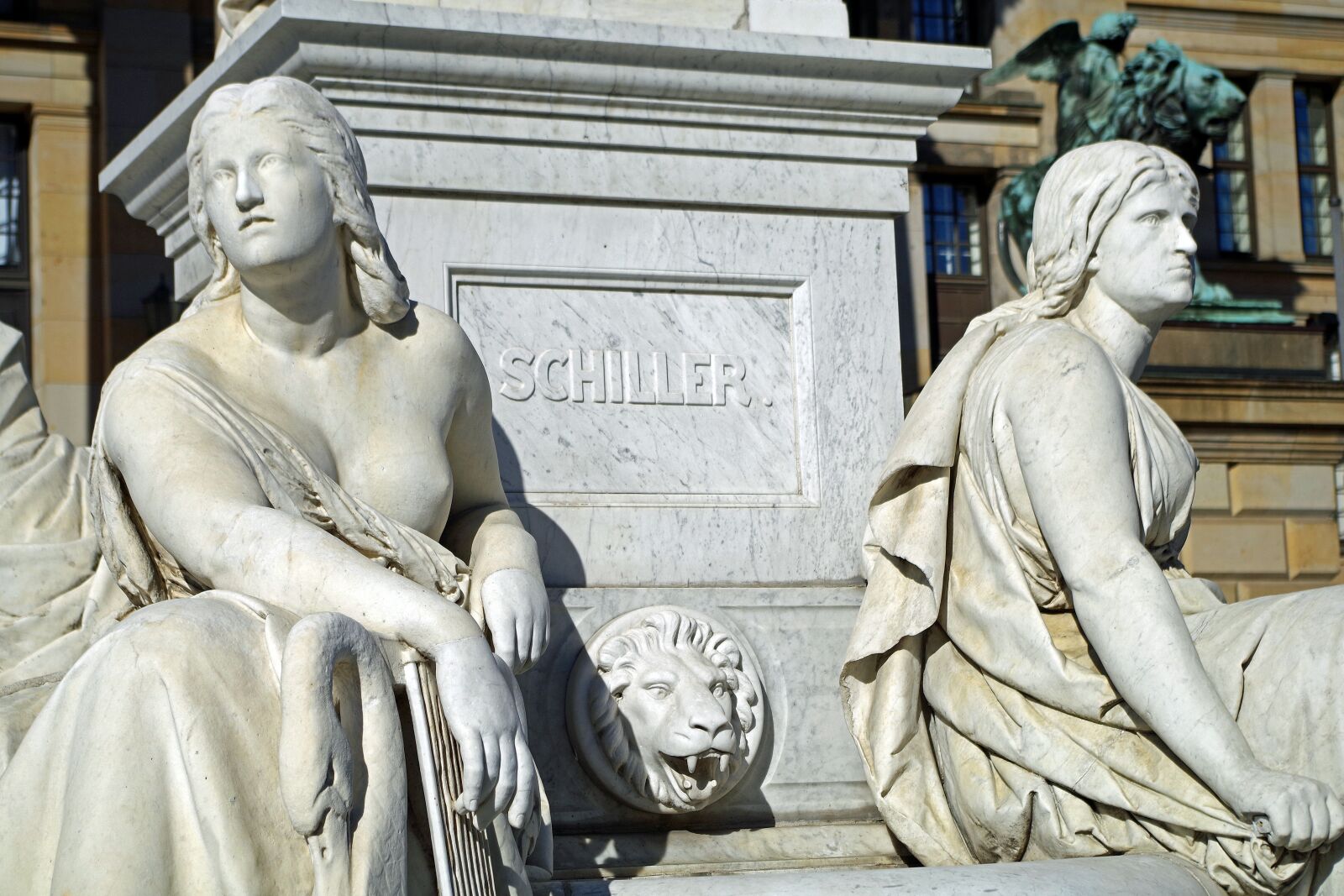 Pentax K-S2 sample photo. Monument, schiller, germany photography
