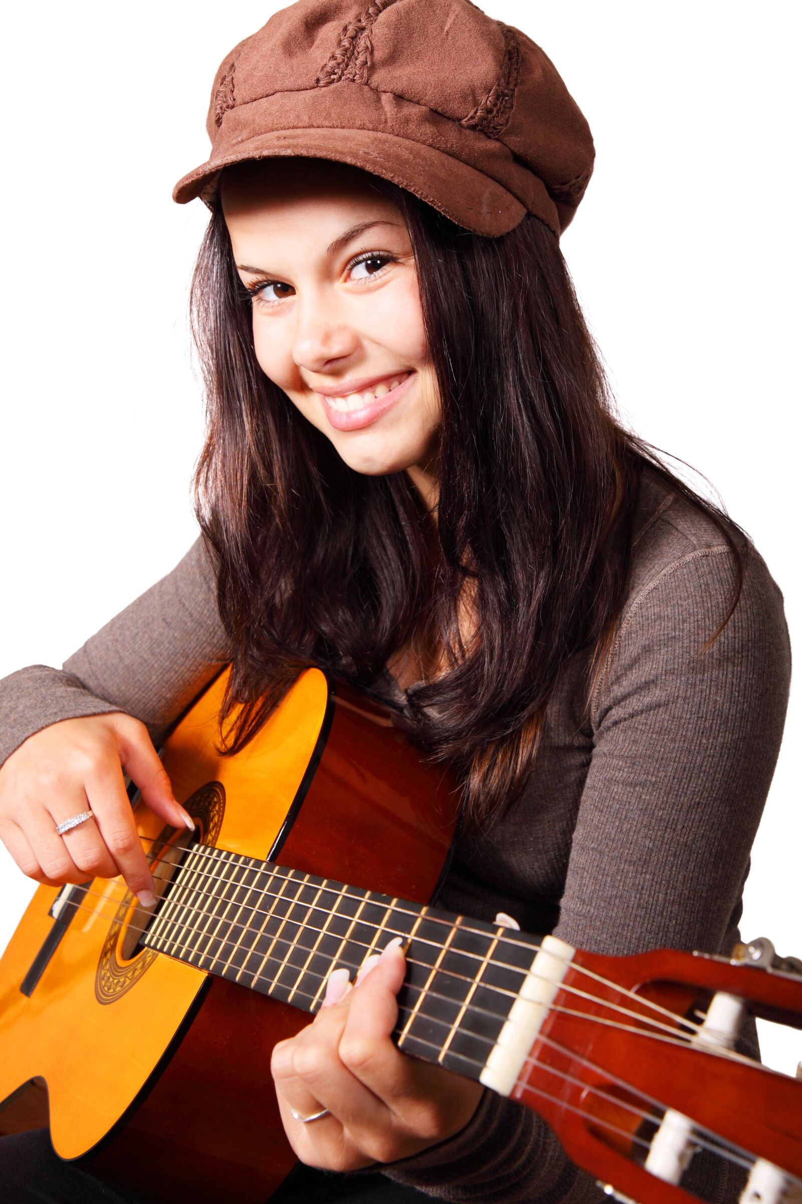 Canon EOS 50D sample photo. Cute, female, girl, guitar photography