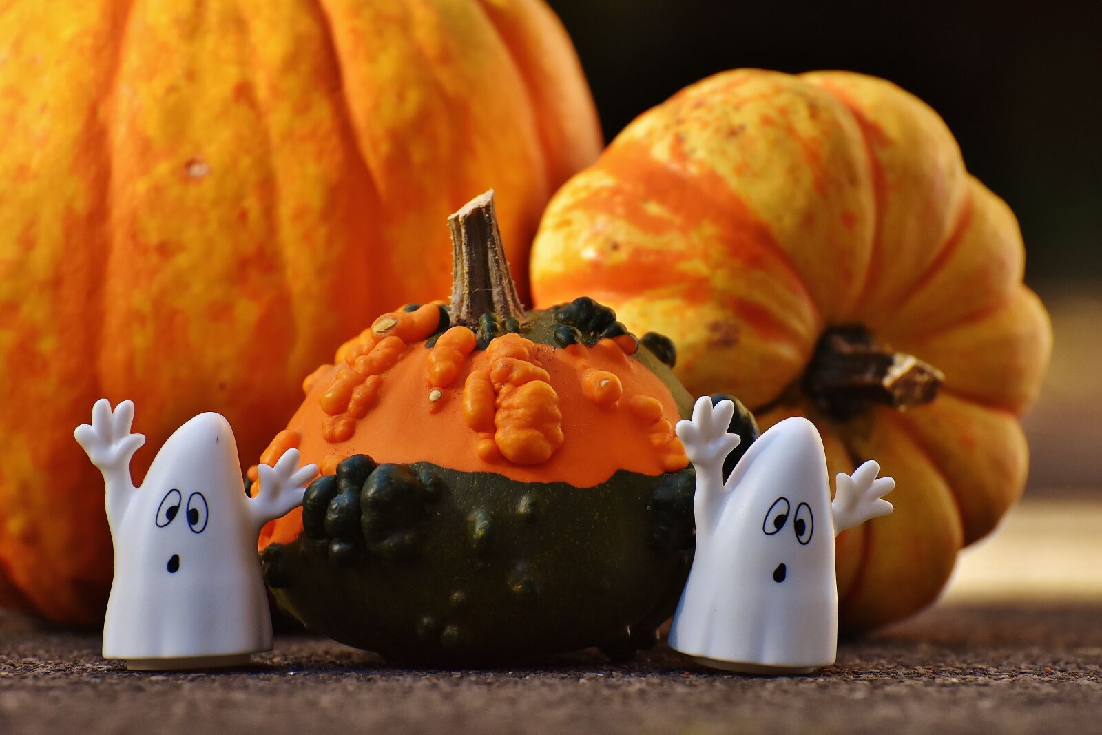 Nikon D7200 sample photo. Halloween, ghosts, pumpkin photography