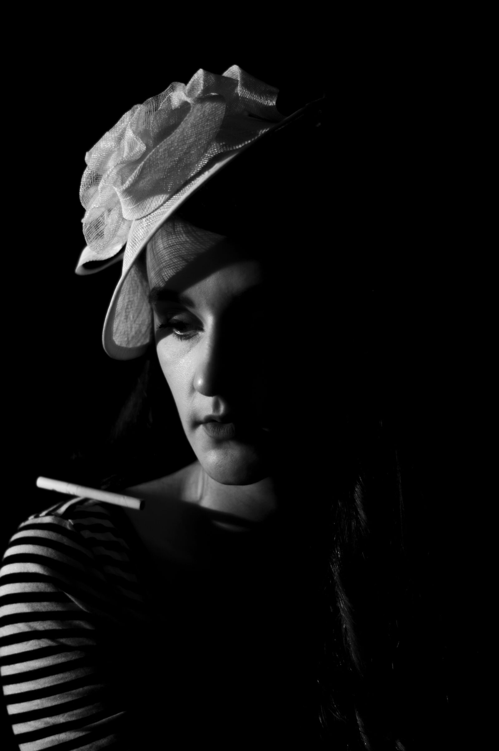 Nikon D90 sample photo. People, cigarette, portrait photography