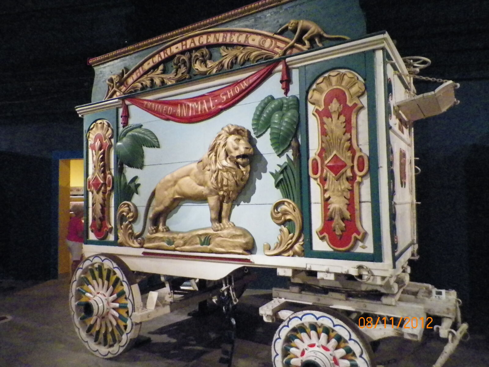 Kodak EASYSHARE Z5010 DIGITAL CAMERA sample photo. Circus, circus, wagon, florida photography