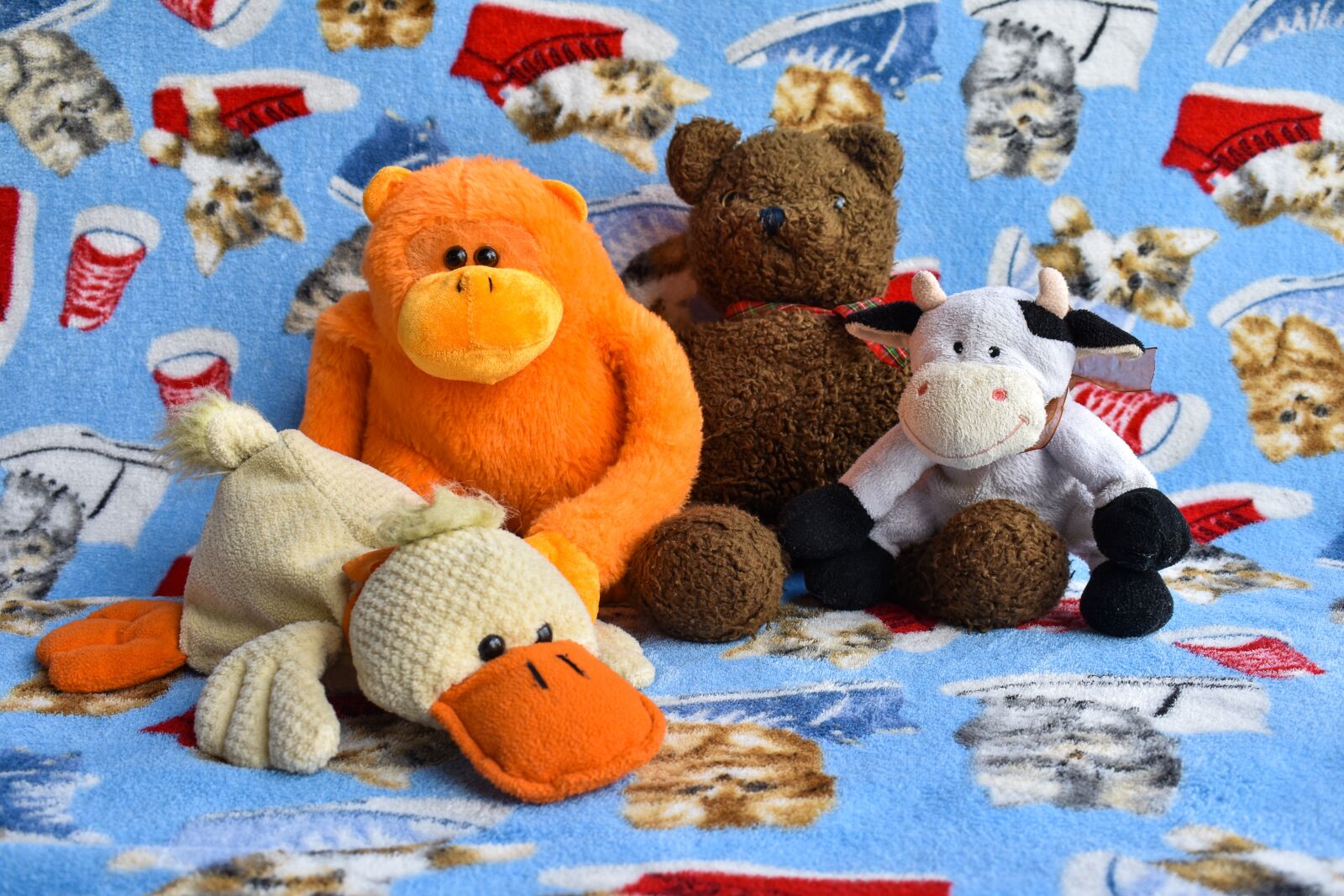 Nikon D3400 sample photo. Stuffed animals for babies photography