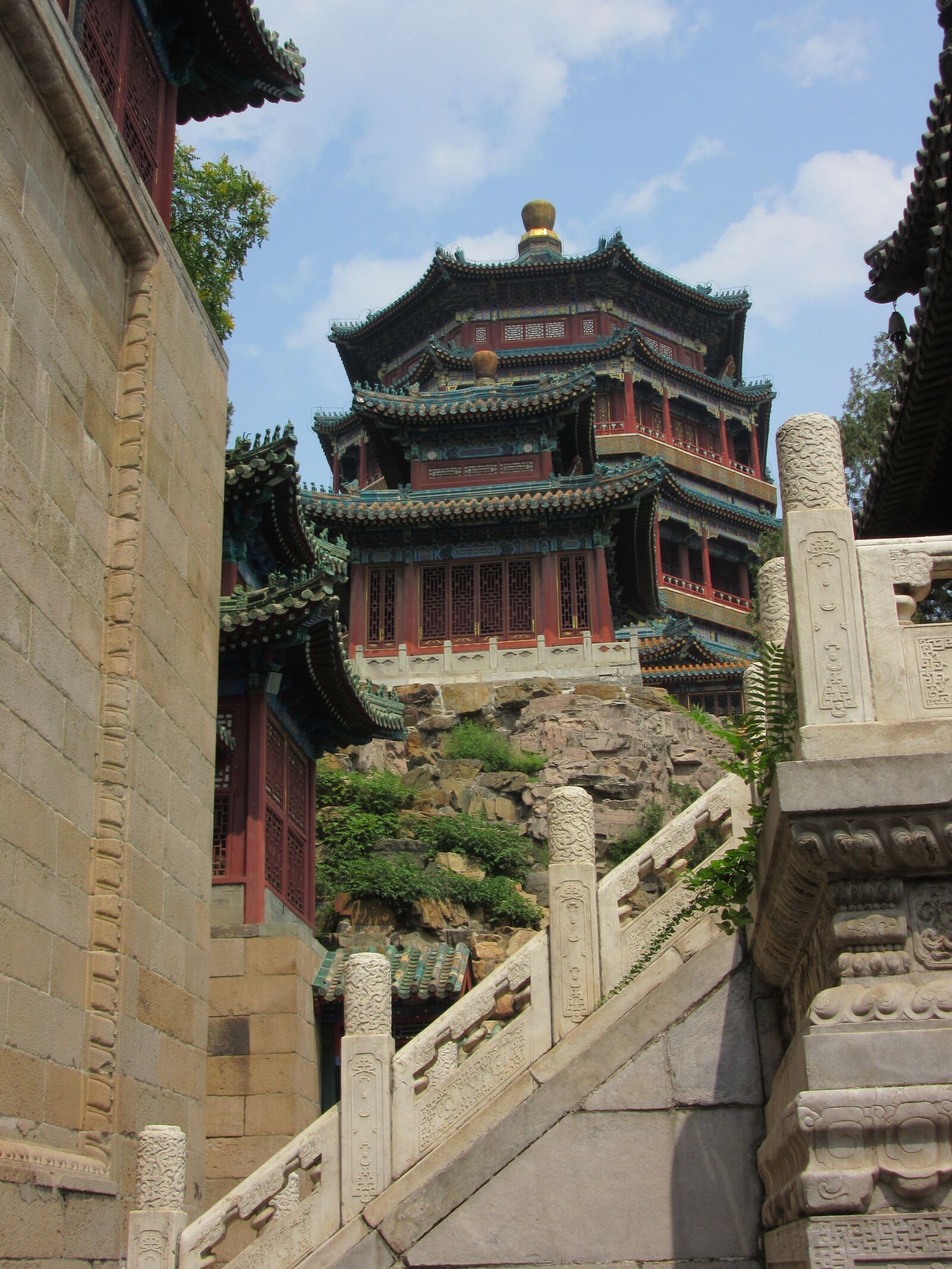 Canon PowerShot SX600 HS sample photo. Pekin, summer palace, pagoda photography