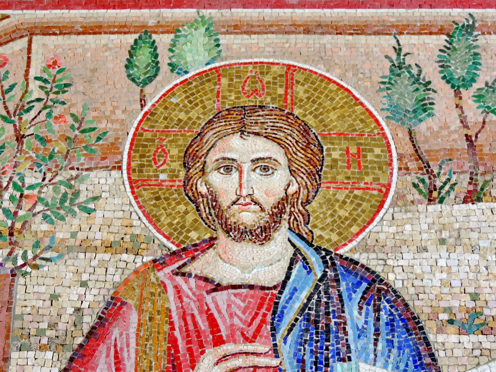 Nikon Coolpix P520 sample photo. Christ, christianity, mosaic, religion photography