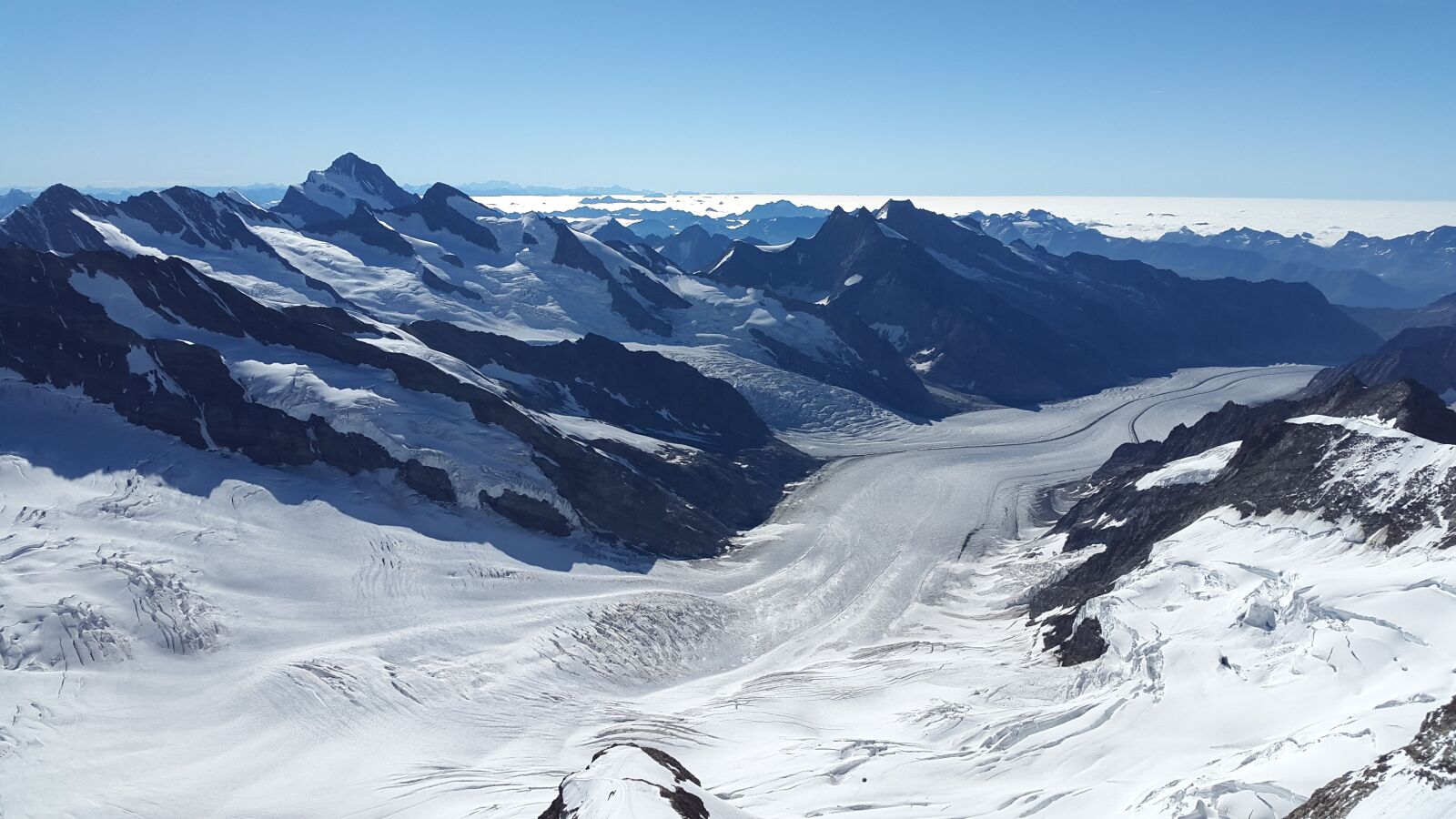 Samsung Galaxy Alpha sample photo. Great aletsch glacier, glacier photography