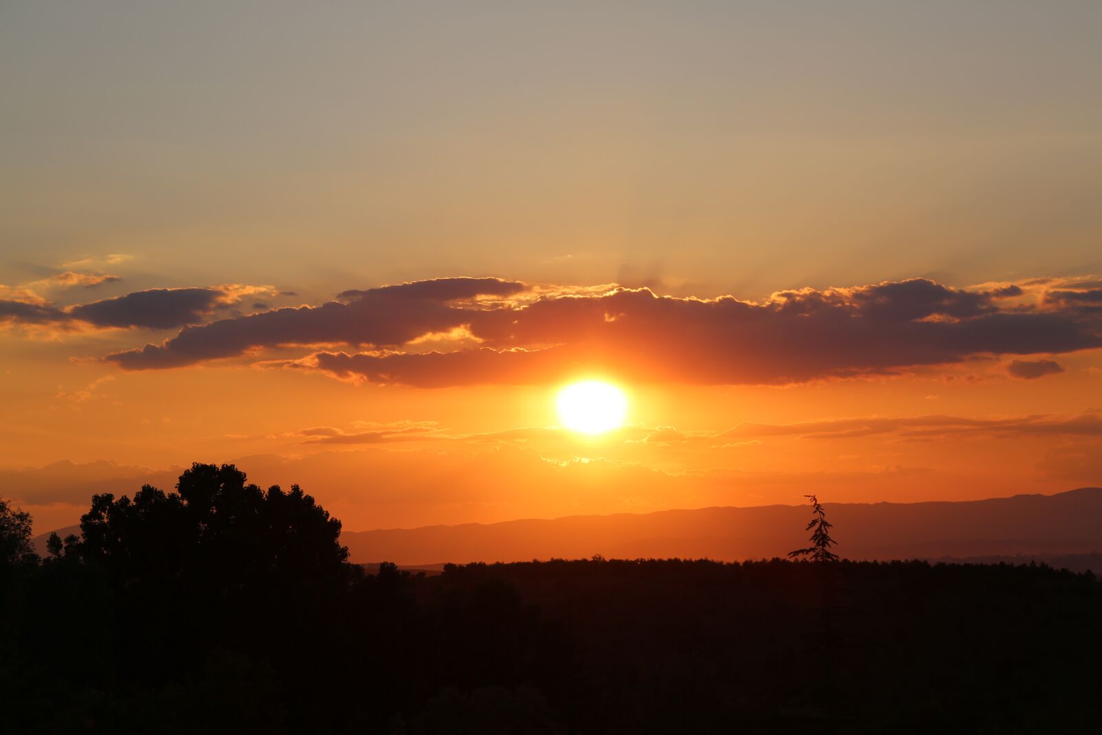 Canon EF 24-105mm F4L IS USM sample photo. Sunset, solar, sky photography