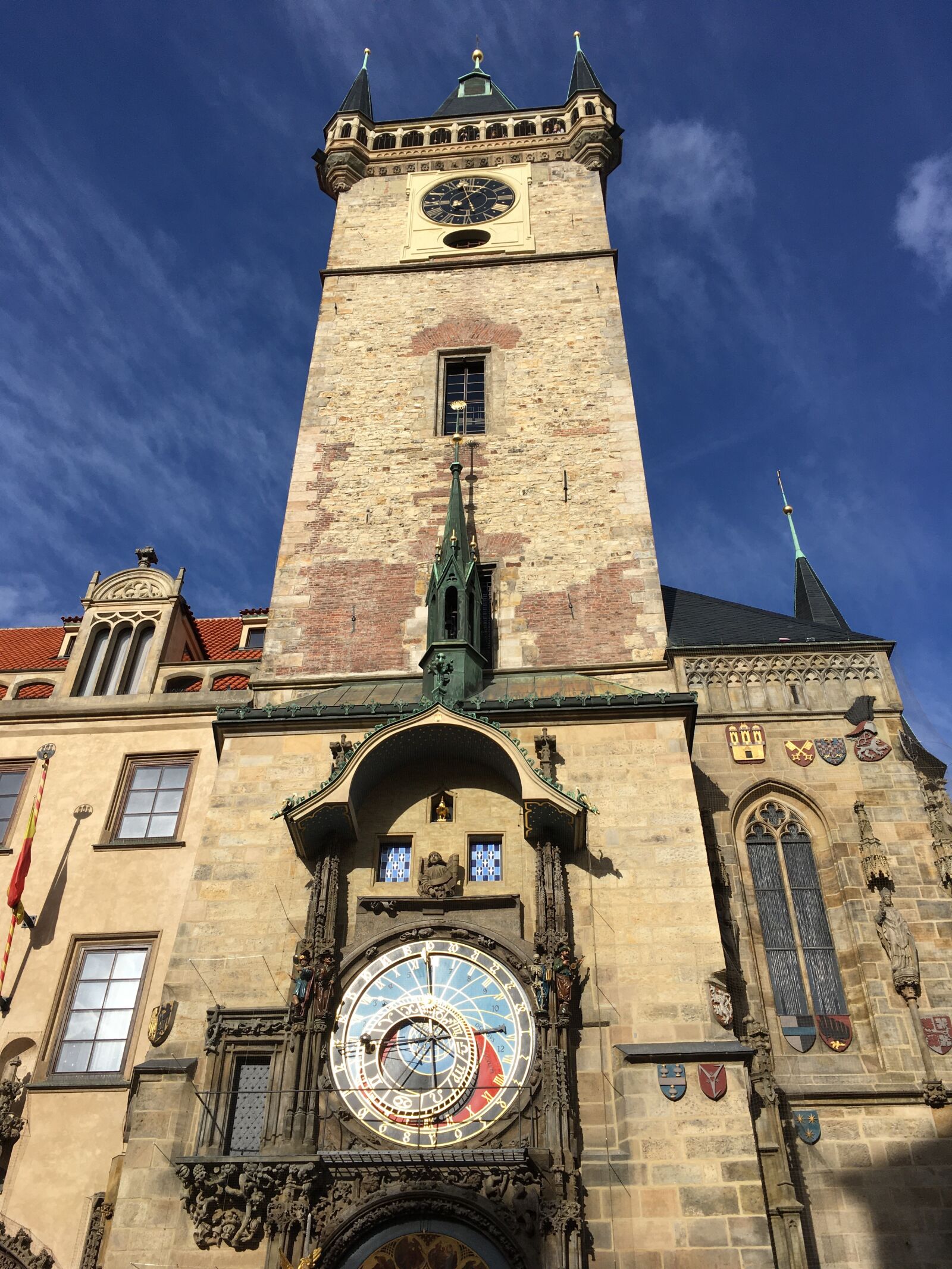 iPhone SE back camera 4.15mm f/2.2 sample photo. Astronomical clock, prague, czech photography