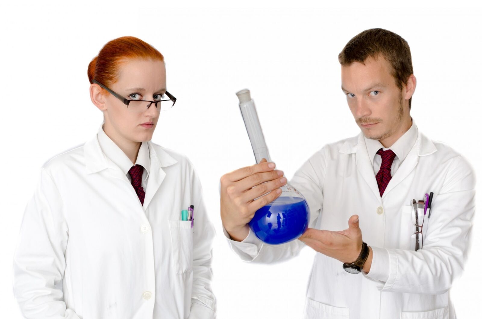 Nikon D5100 sample photo. Blue, chemical, chemist, coat photography