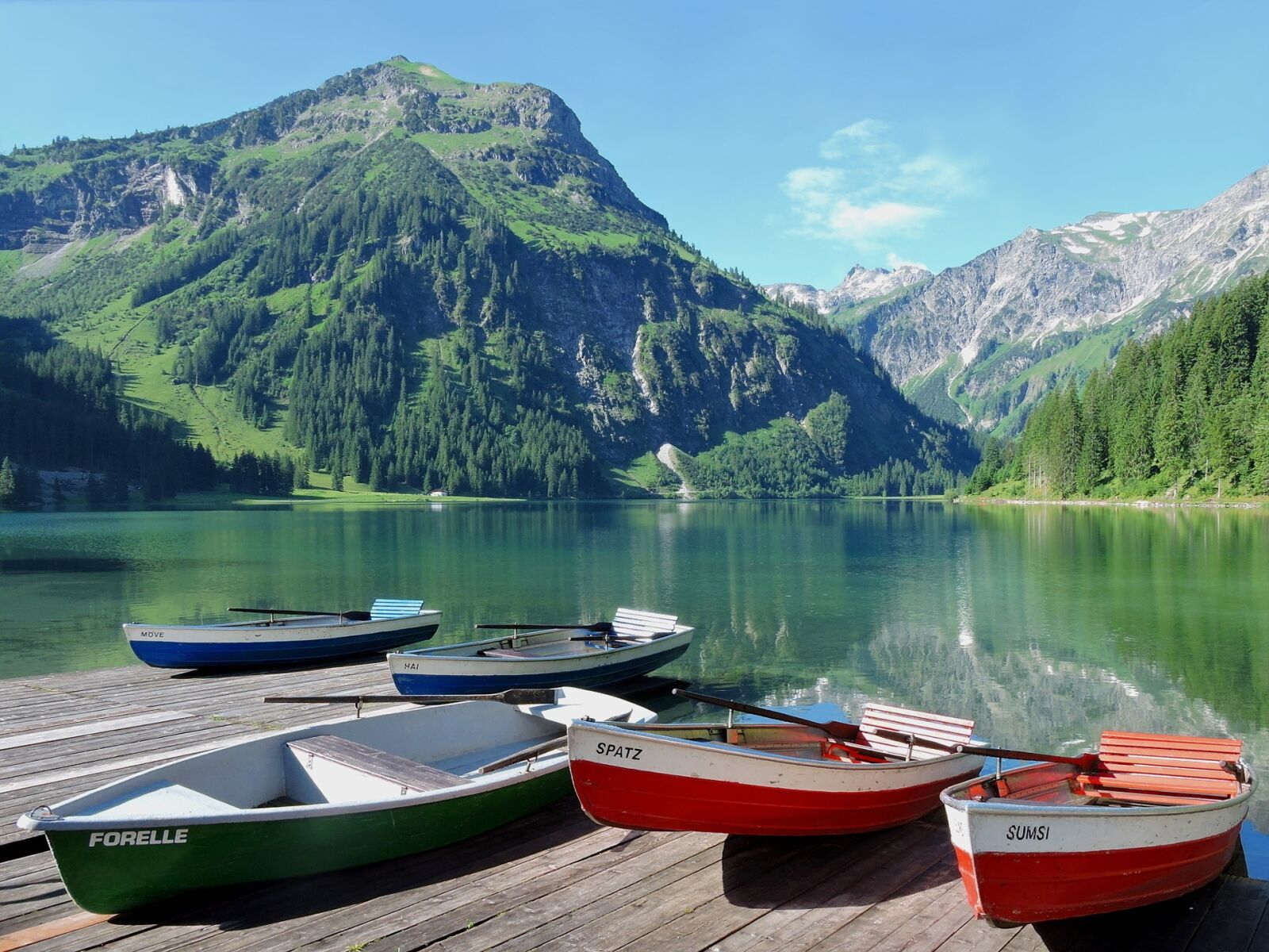 Nikon Coolpix P600 sample photo. Boats, rowing boats, vilsalpsee photography