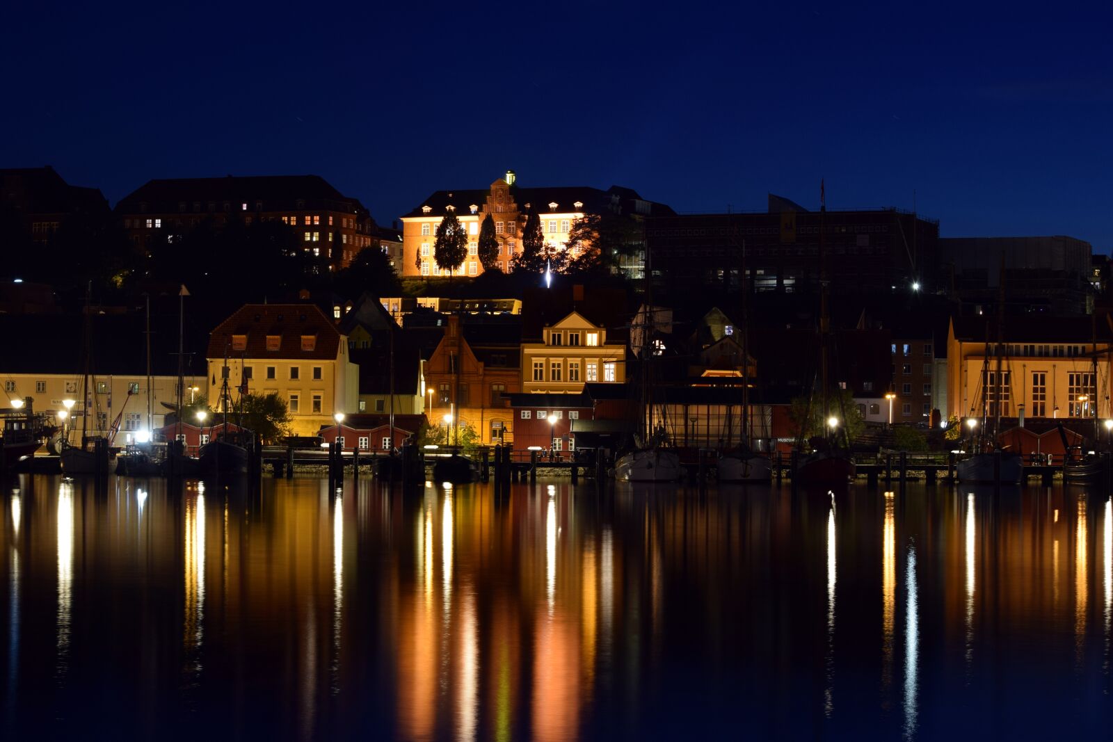 Nikon D5300 sample photo. Night photograph, port, city photography