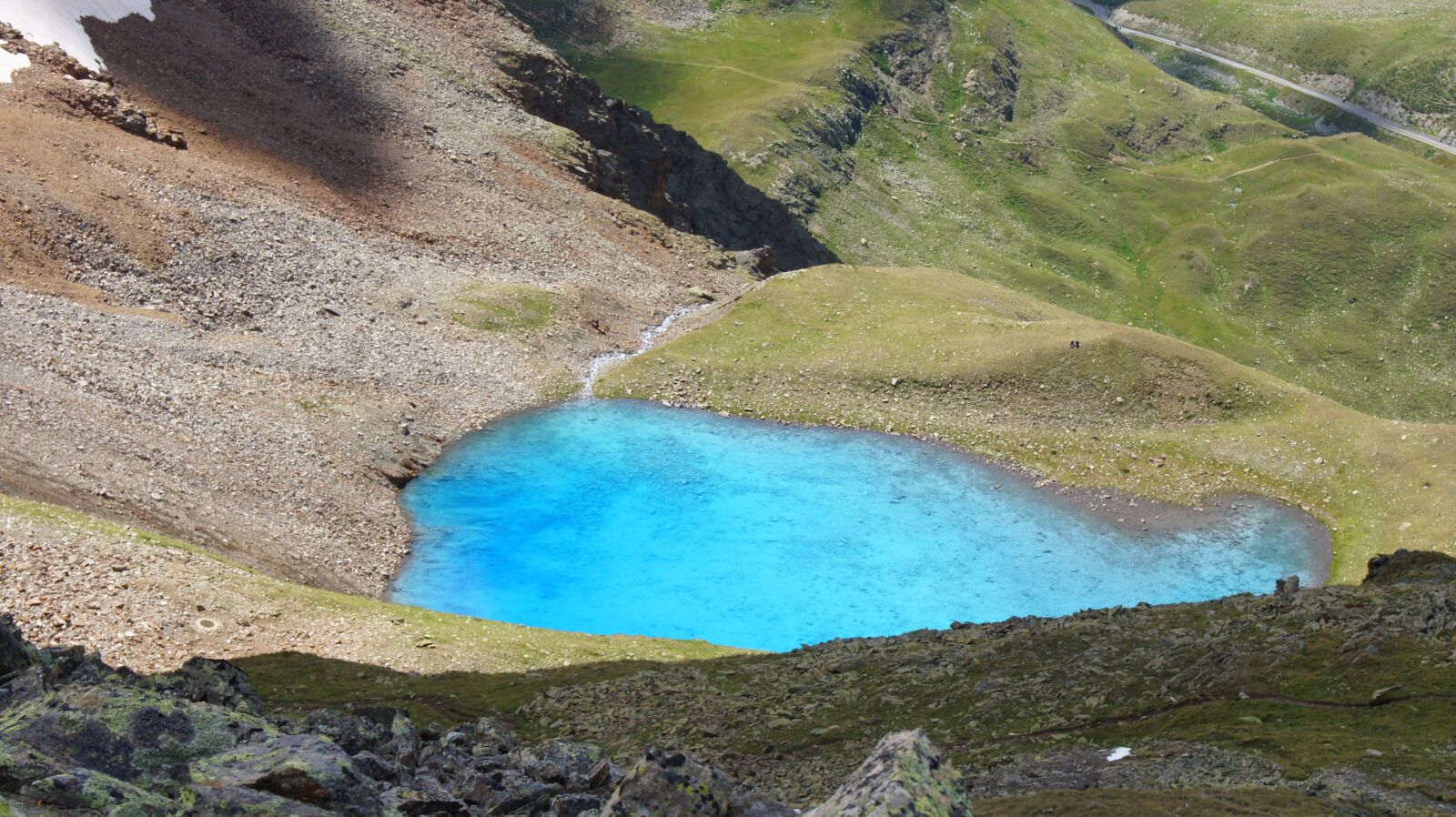 Sony Alpha DSLR-A550 sample photo. Lago vago, bergsee, lake photography