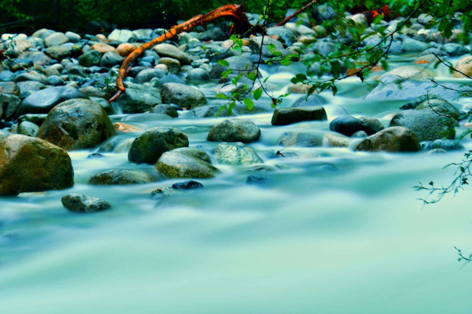 Nikon D7500 sample photo. River rocks, riverbank, downstream photography
