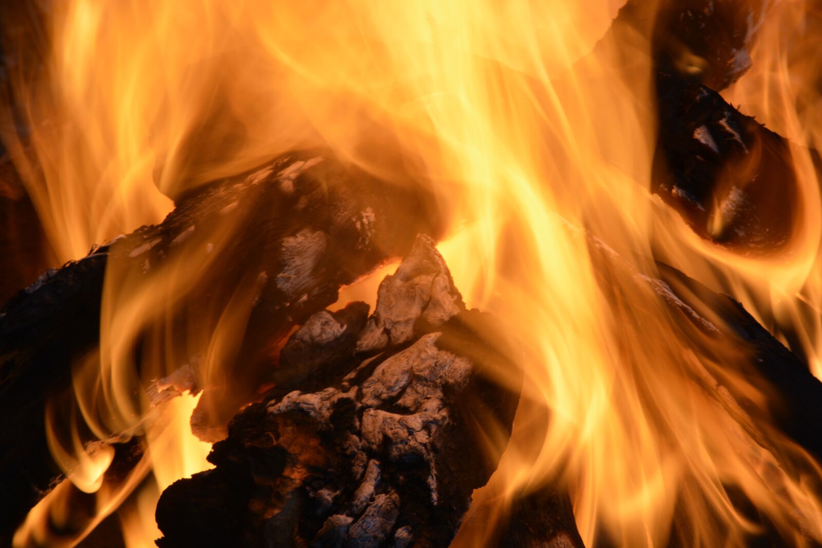Nikon D5200 sample photo. Fire, coal, yellow photography