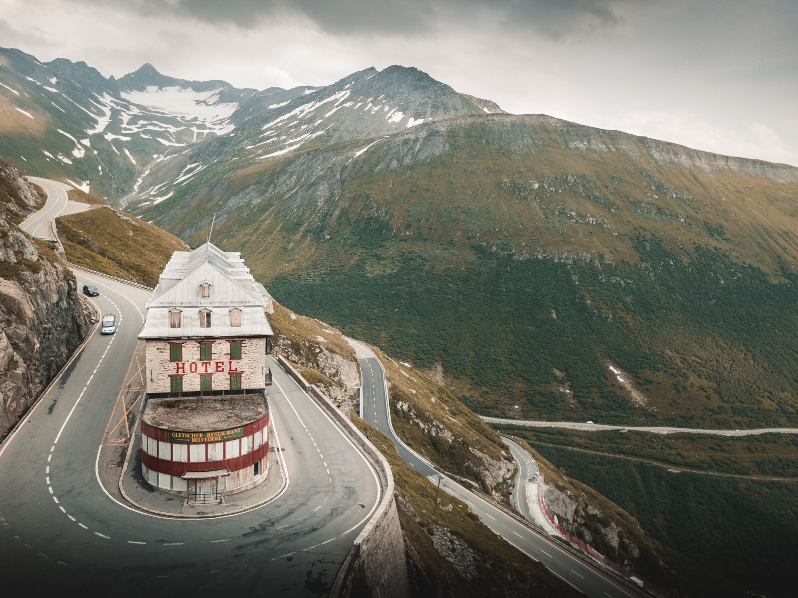 DJI FC220 sample photo. Swiss, switzerland, furkapass photography