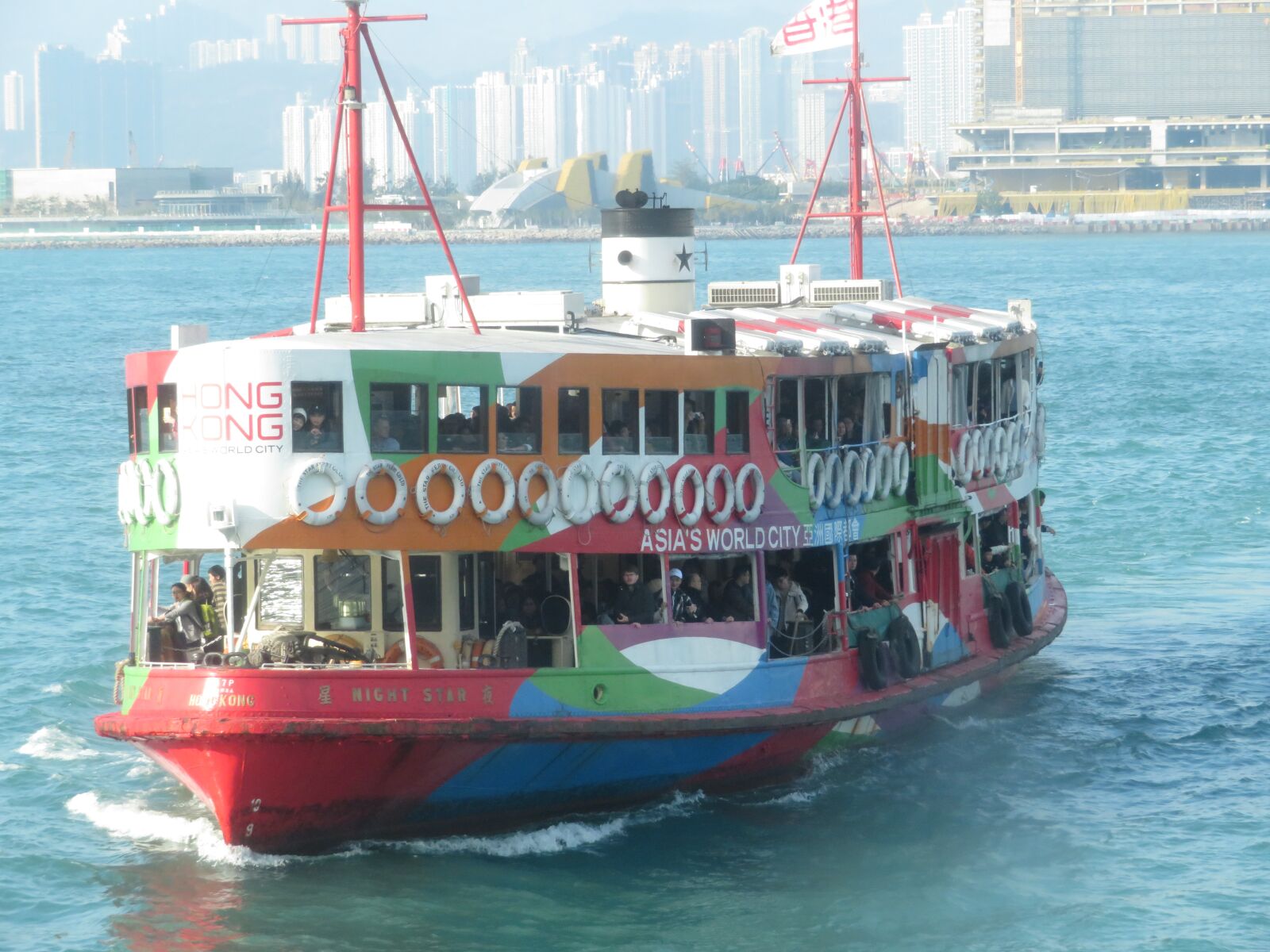 Canon PowerShot SX720 HS sample photo. Ferry, hong kong, ship photography