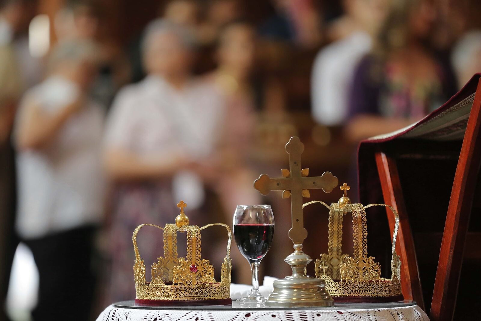 Canon EOS 5D Mark III sample photo. Ceremony, coronation, crown, baptism photography