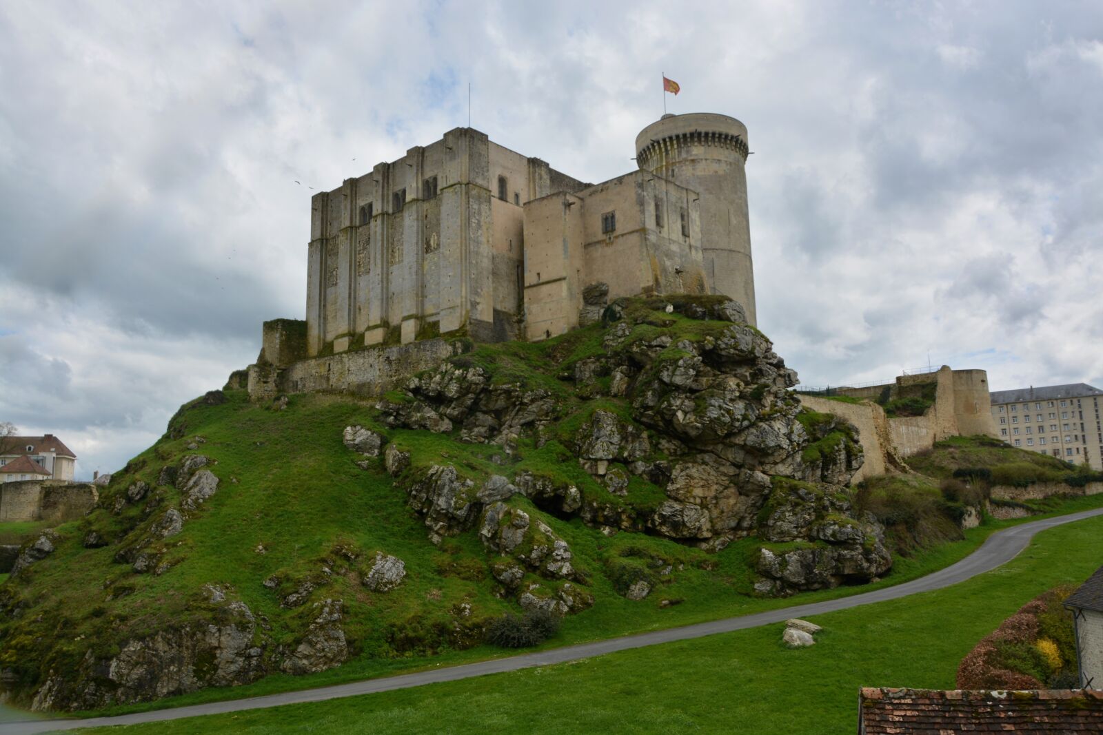 Nikon D5200 sample photo. Castle, castle cliff, normandy photography