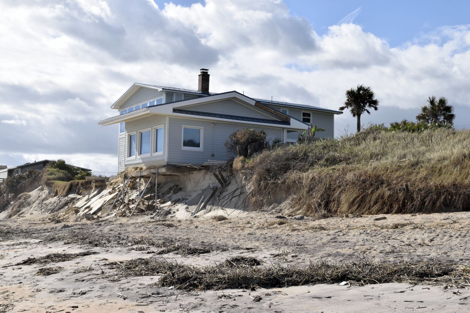 Nikon D3300 sample photo. Beach erosion, hurricane matthew photography