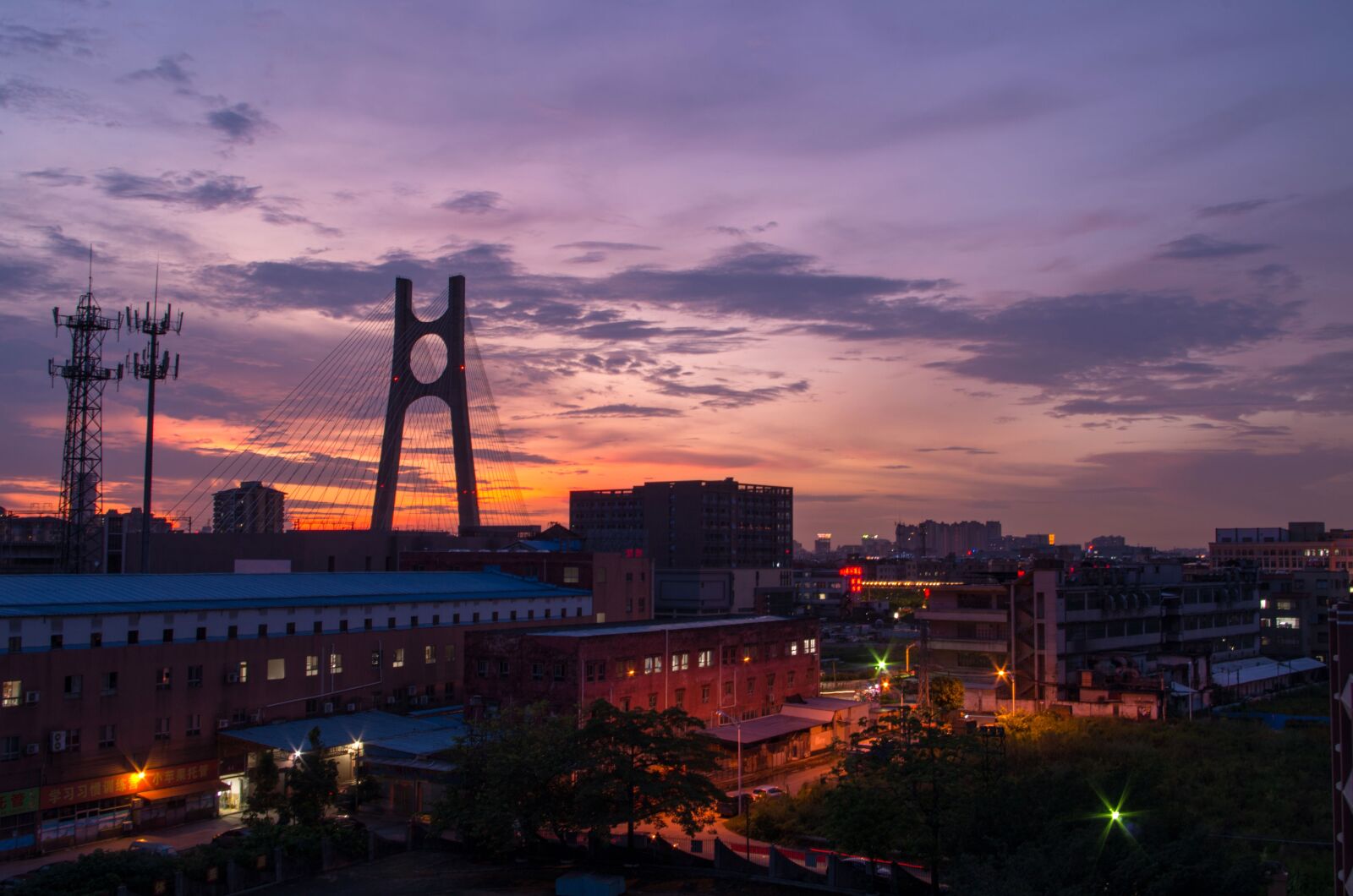 Pentax K-50 sample photo. Night view, twilight, sunset photography