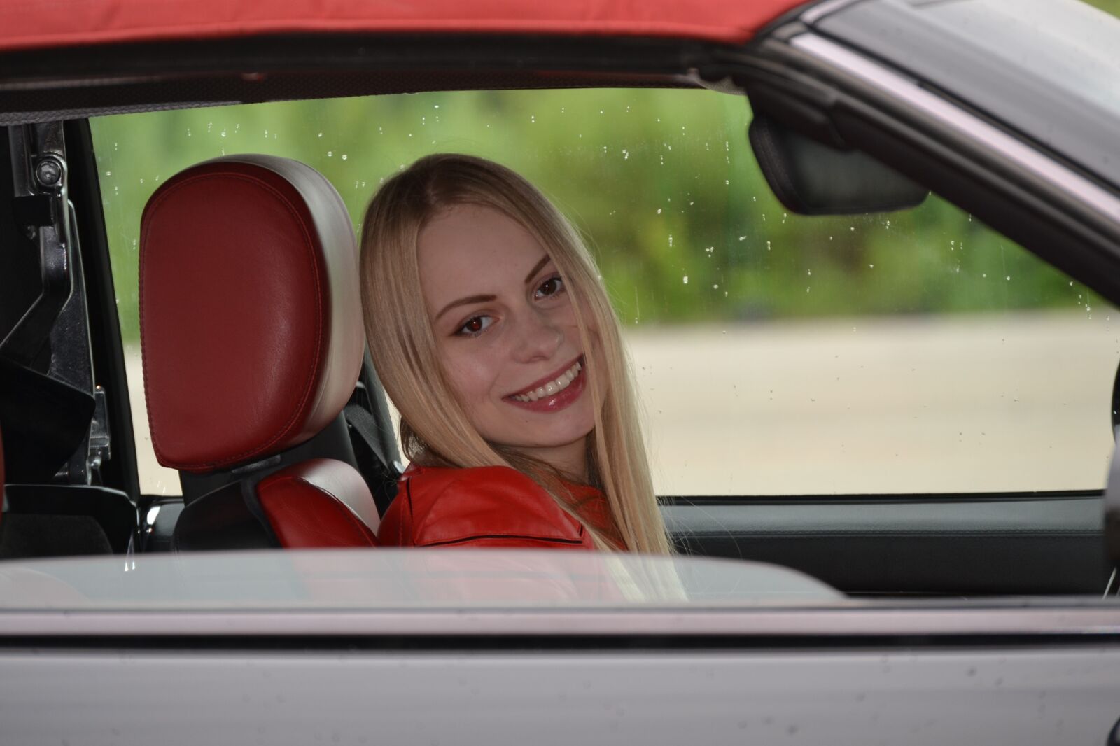 Nikon D3100 sample photo. Girl, car, beauty photography