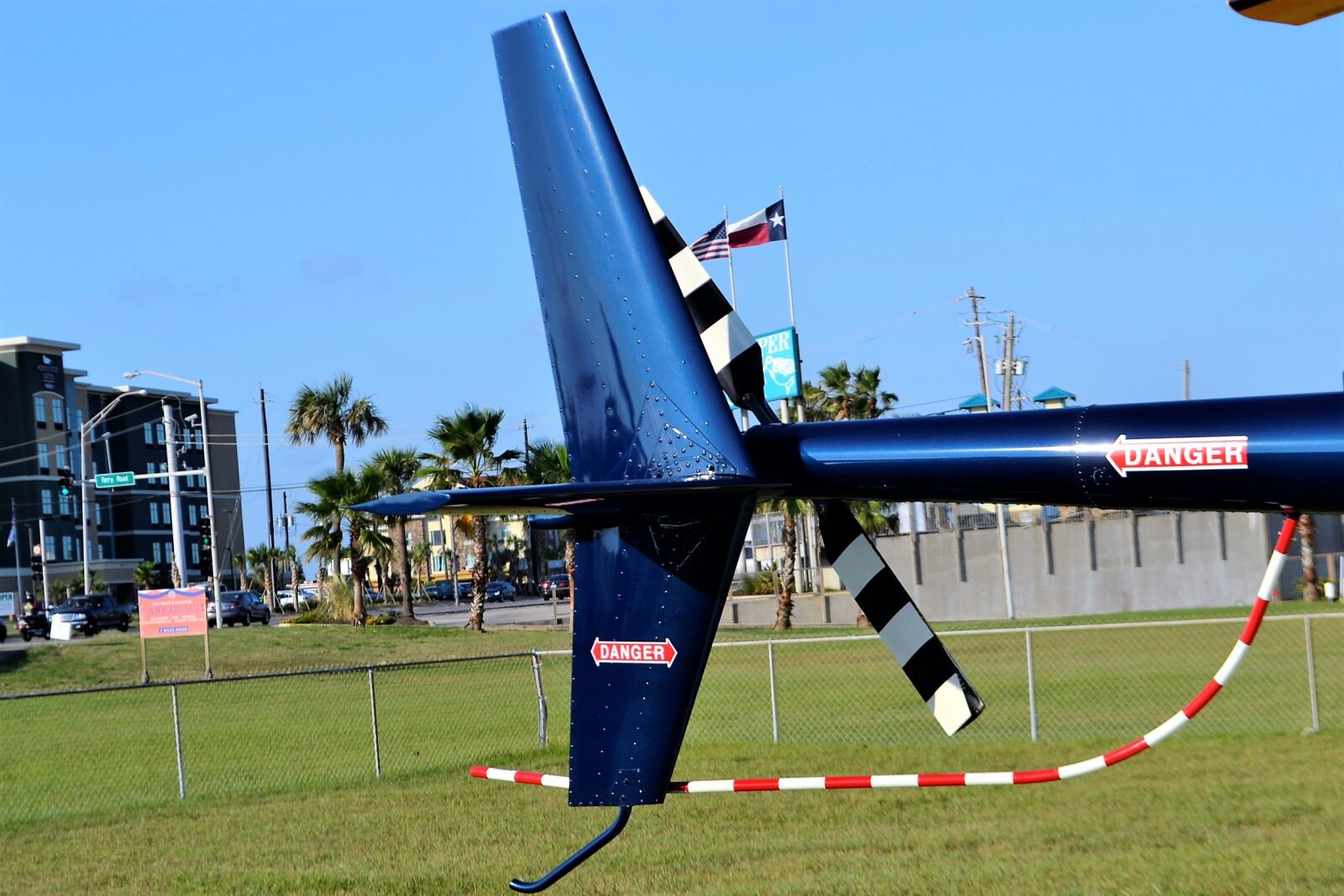 Nikon D3100 sample photo. Helicopter rear rotor, galveston photography